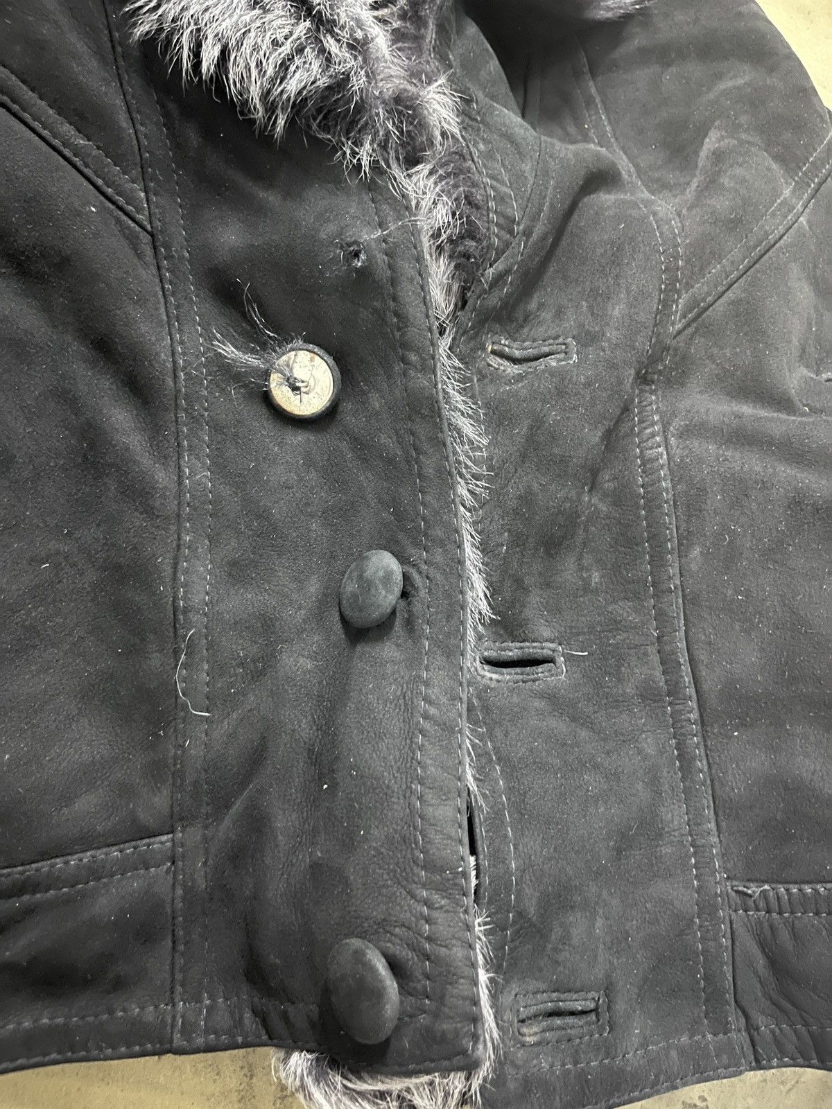If Six Was Nine Vintage Nino Cerruti Fur Suede Jacket MJ0082 Size US L / EU 52-54 / 3 - 16 Thumbnail