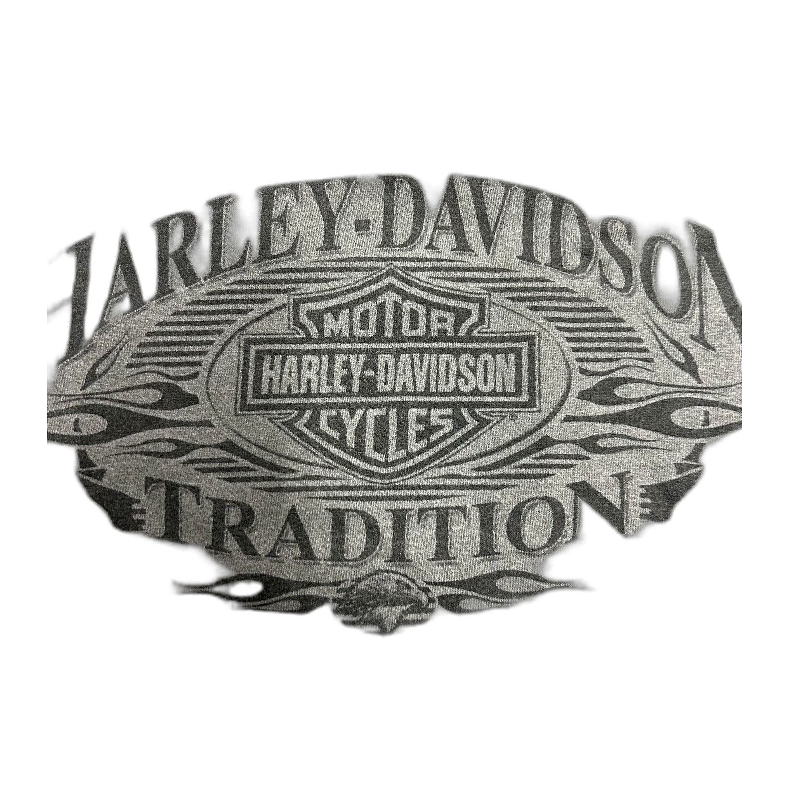 Vintage Y2K Harley Davidson Faded Gray XL Virgin Islands Size US XL / EU 56 / 4 - 4 Thumbnail