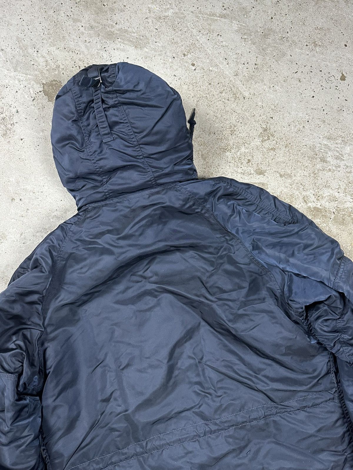 Alpha Industries × Vintage Vintage Y2K Alpha Industries Parka N-3B N Navy Jacket Size US M / EU 48-50 / 2 - 17 Thumbnail
