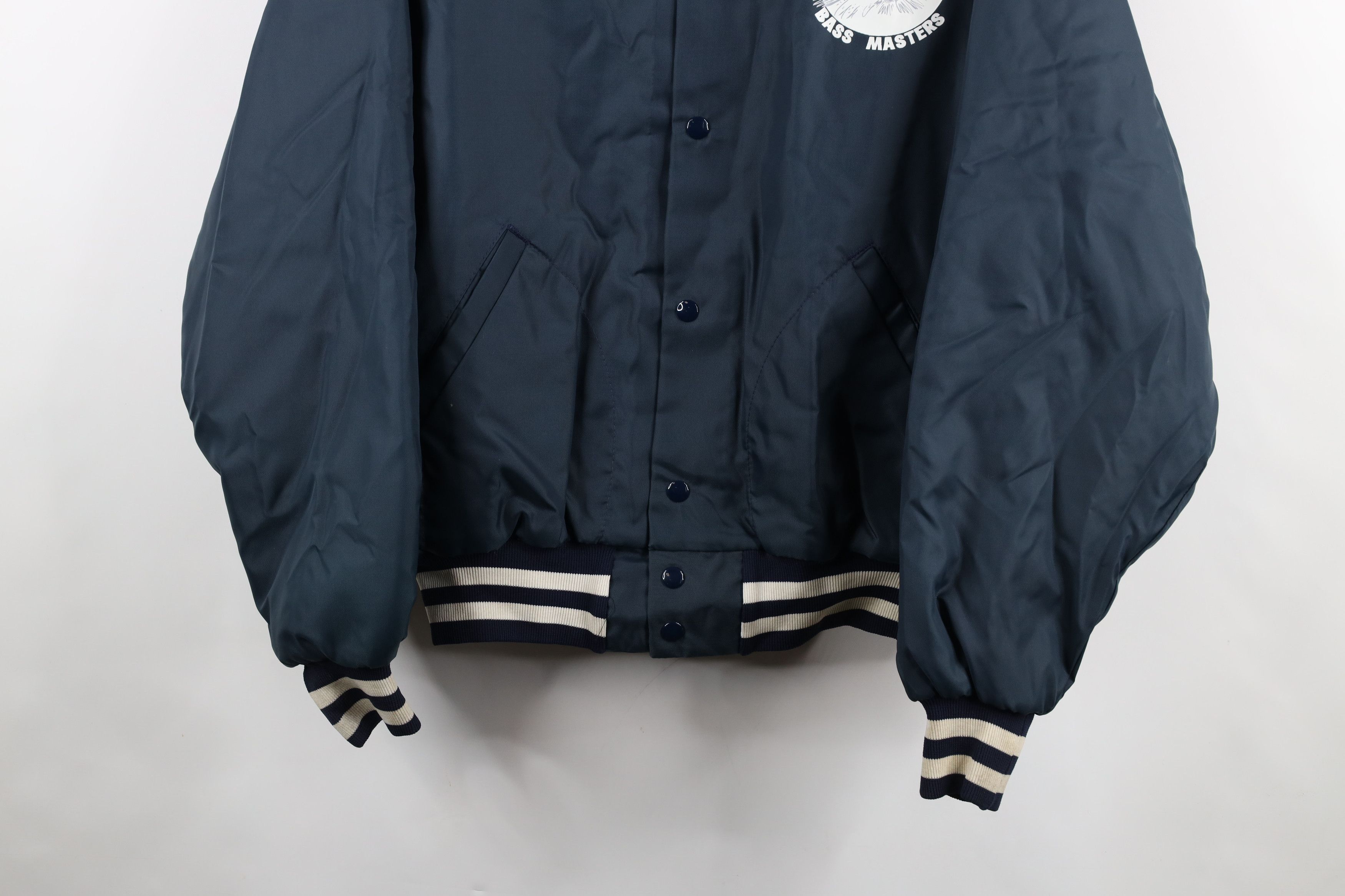 Vintage Vintage 80s 90s Northwestern Ohio Bass Masters Jacket Size US L / EU 52-54 / 3 - 3 Thumbnail