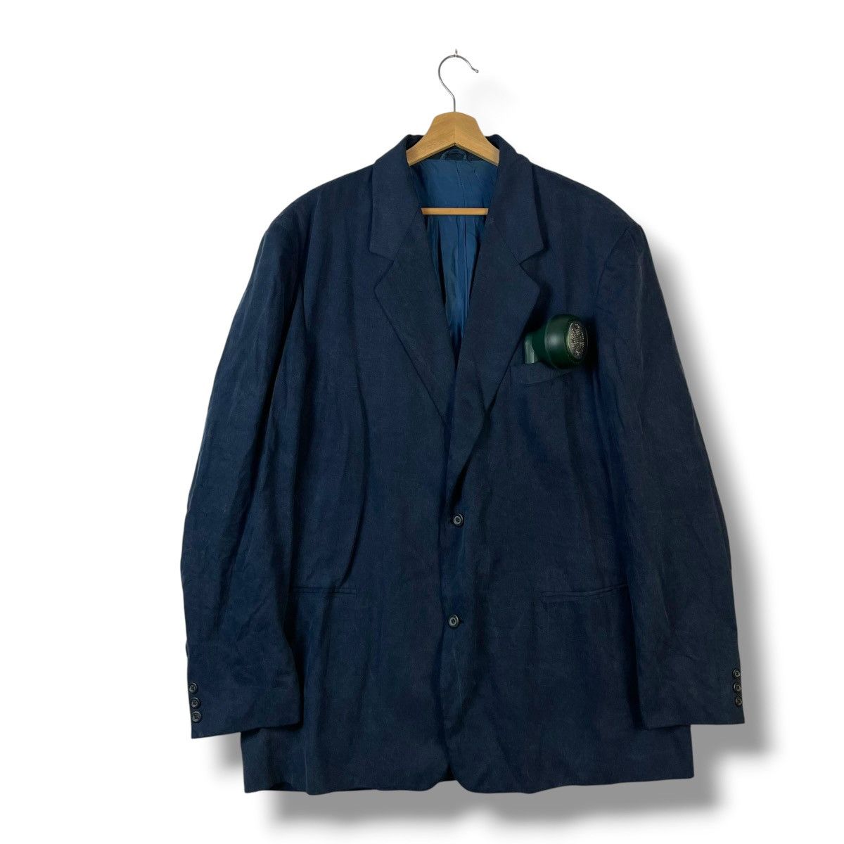 Krizia Uomo KRIZIA UOMO BLAZER JACKET MADE IN ITALY Size US XXL / EU 58 / 5 - 2 Thumbnail