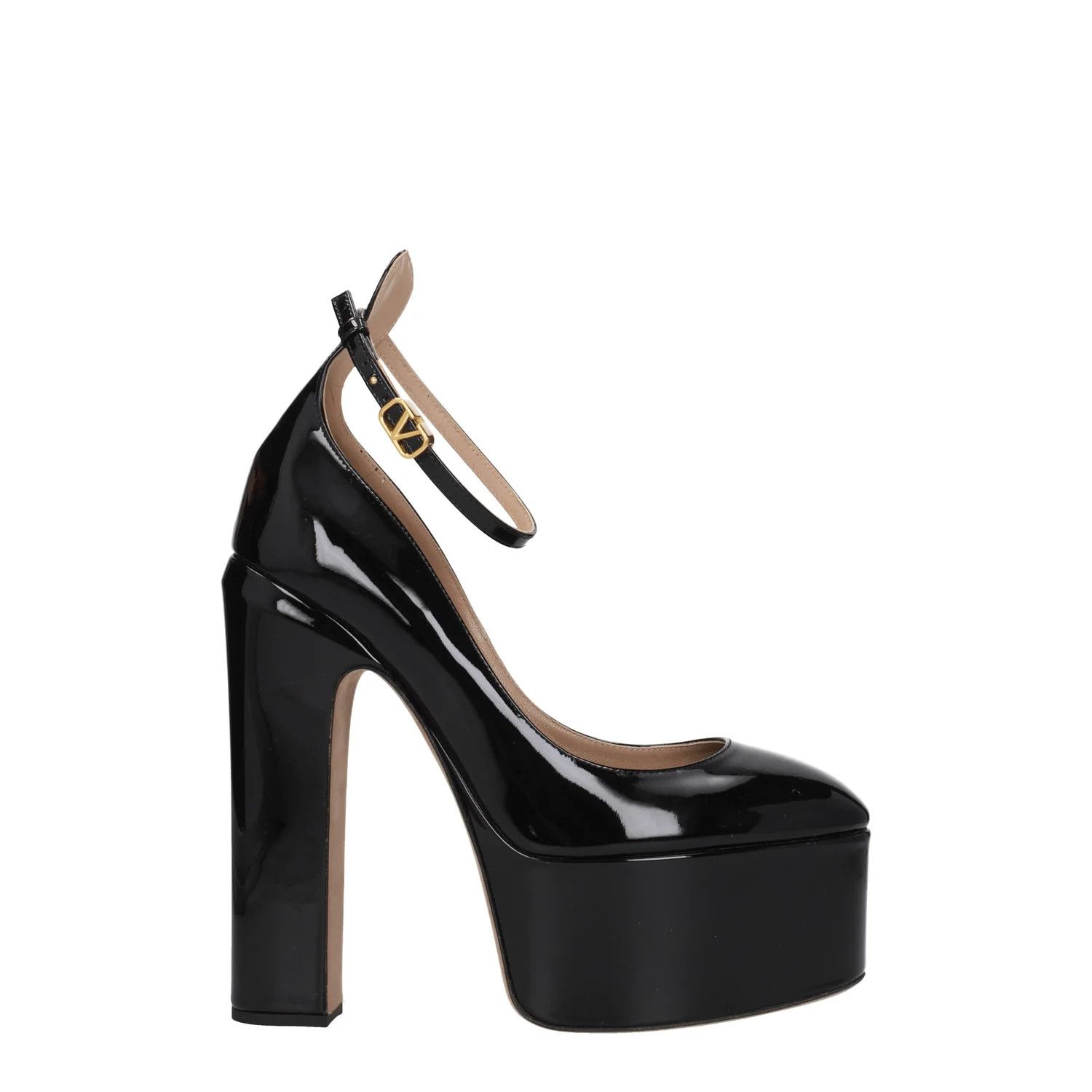 Valentino ob1o1e1224 Patent Leather Pumps in Black Size US 10 / IT 40 - 1 Thumbnail