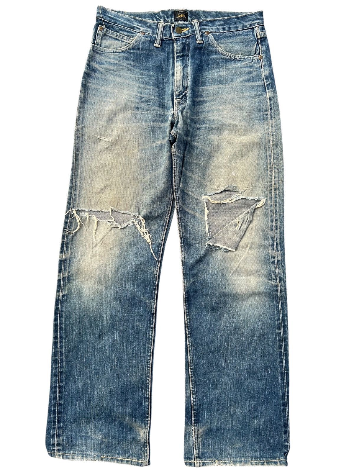 Kapital Vintage Lee Selvedge Japanese Brand Distressed Denim Jeans Size US 31 - 1 Thumbnail