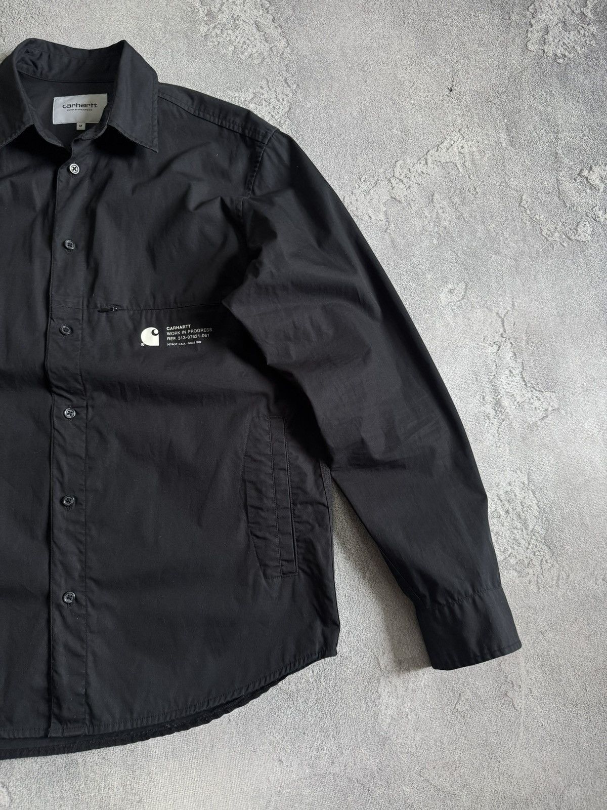 Carhartt Wip Carhartt Wip M/size Coleman shirt black overshirts casual Size US M / EU 48-50 / 2 - 11 Thumbnail