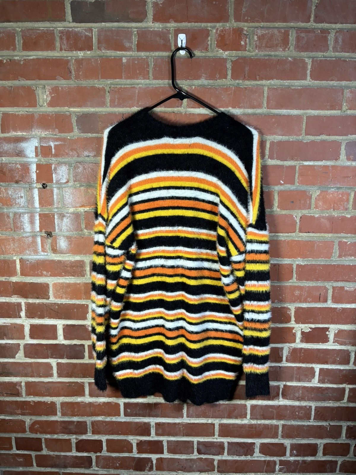 Hot Topic NWT Sweet Society Candy Corn Sweater Eyelash Halloween Sz S Size S / US 4 / IT 40 - 6 Thumbnail
