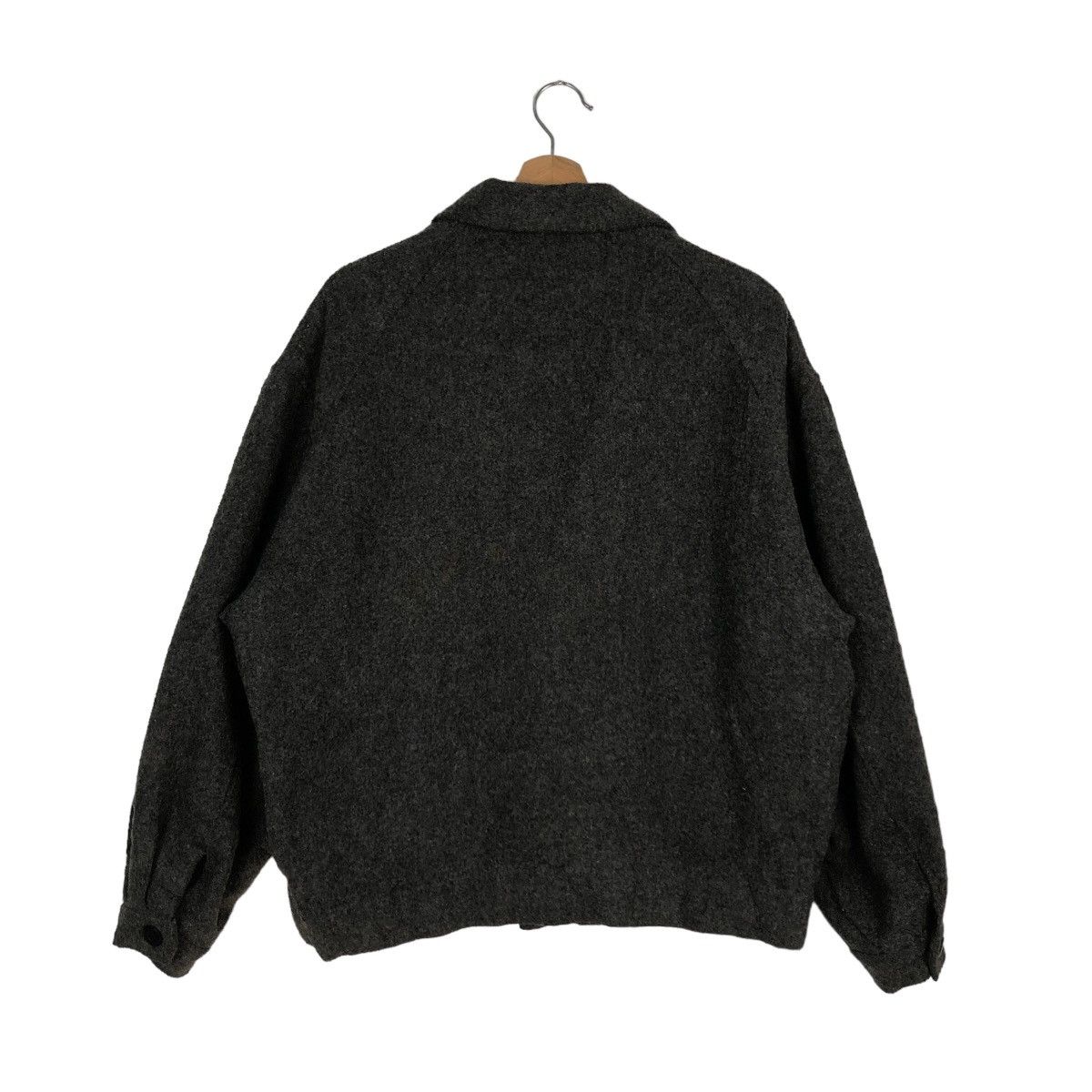 Japanese Brand VINTAGE WOOL BOMBER JACKET JAPAN ISSEY MIYAKE DESIGN Size US M / EU 48-50 / 2 - 7 Thumbnail