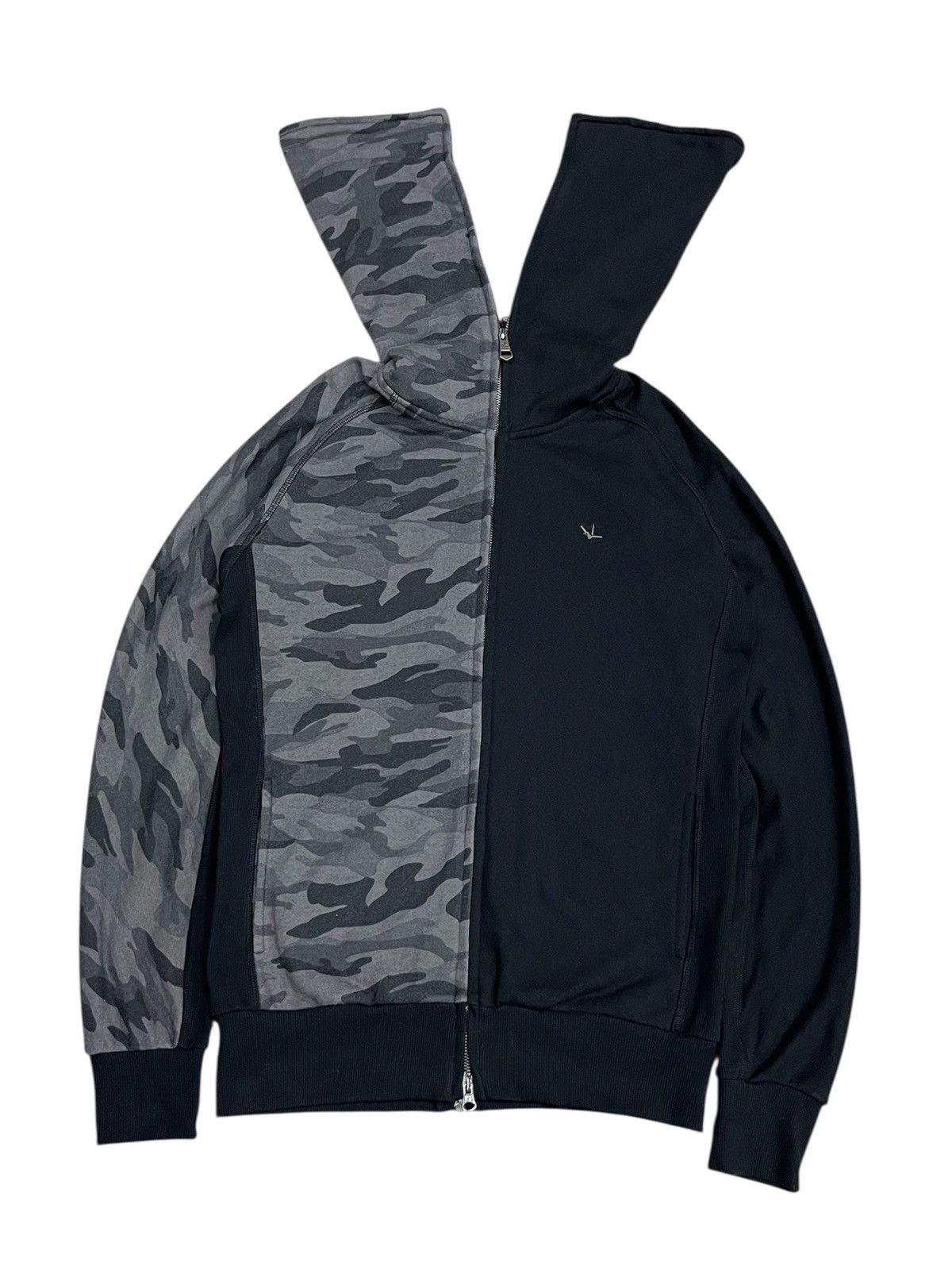 Number (N)ine AW04 Long Tribal Camo Hoodie | Grailed