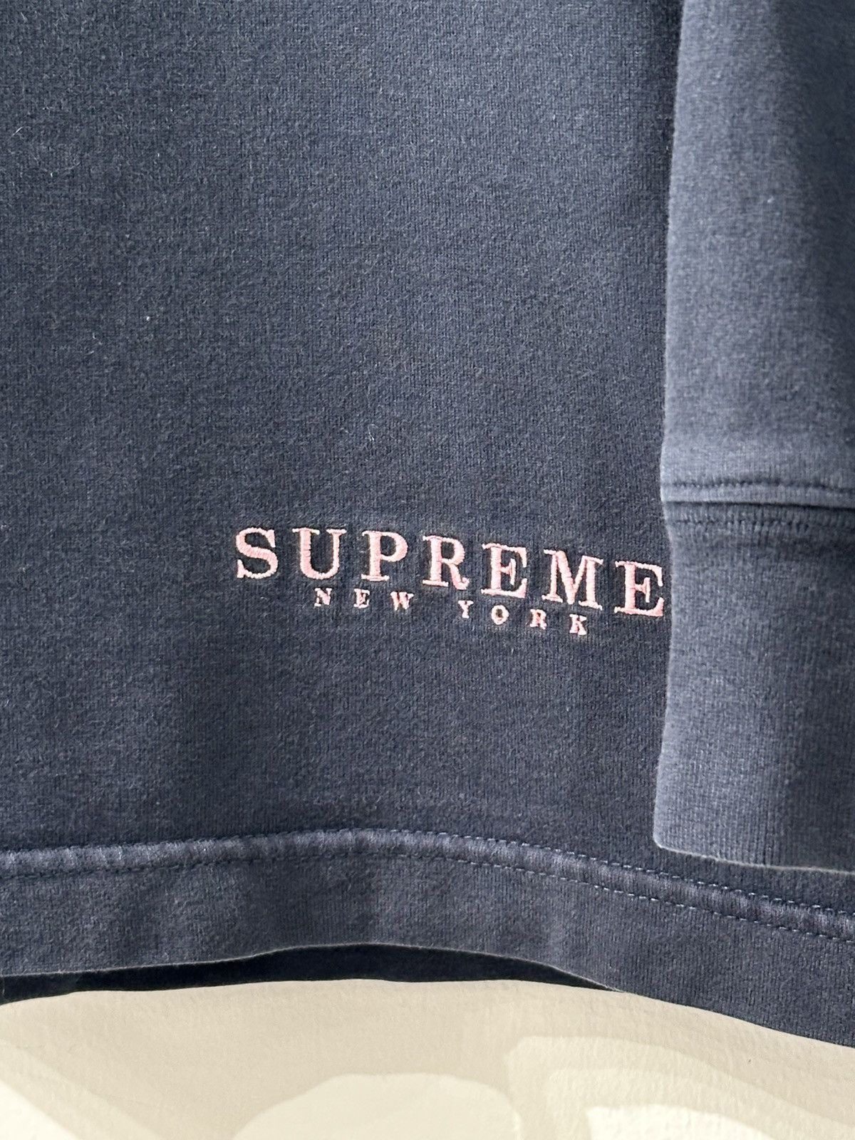 Supreme Supreme Small Logo Long Sleeve T-Shirt Navy Size L Size US L / EU 52-54 / 3 - 2 Thumbnail