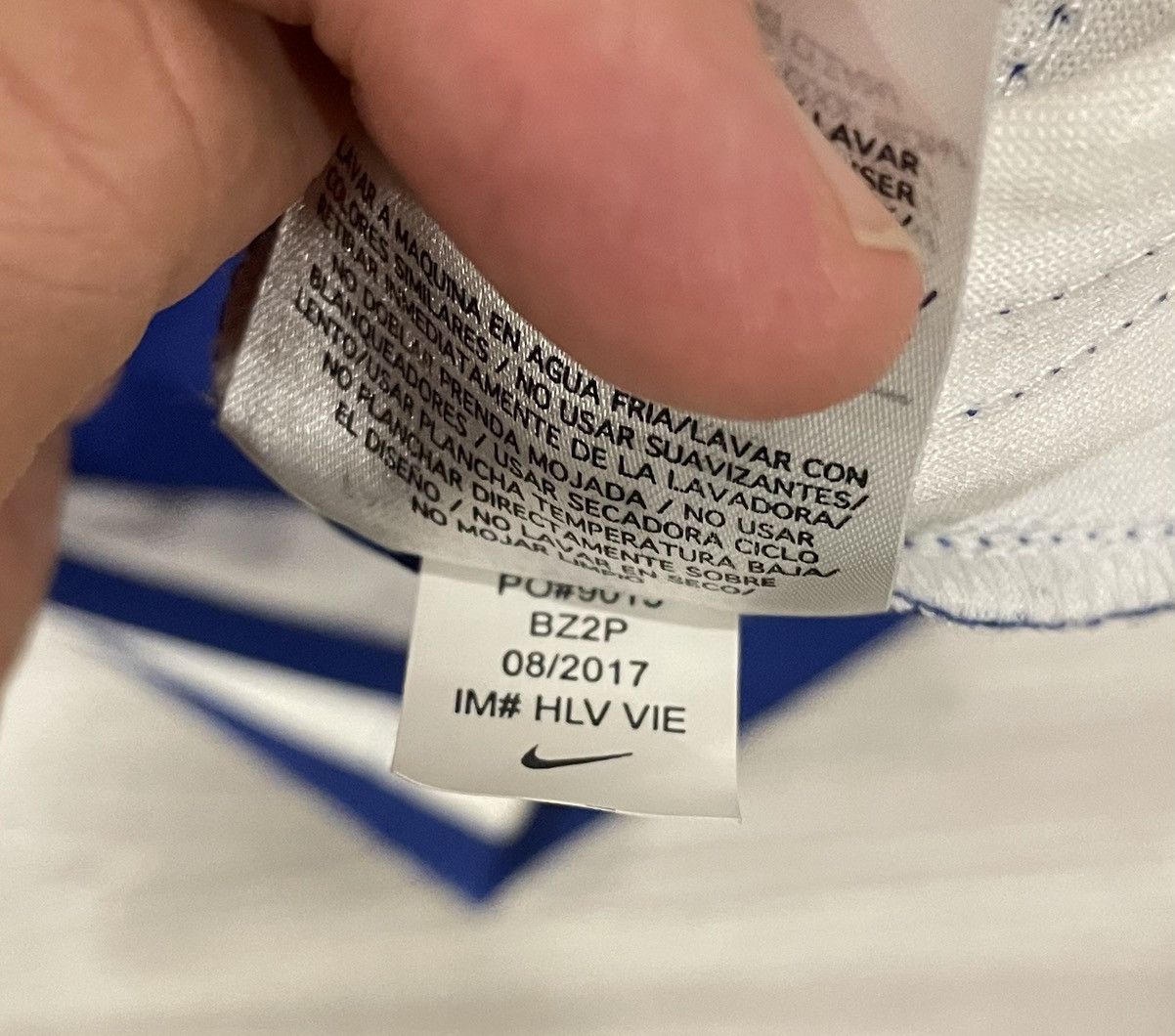 NBA Nike 2017 Kevin Durant #35 Warriors Jersey Blue Mens Size XL Size US XL / EU 56 / 4 - 3 Thumbnail