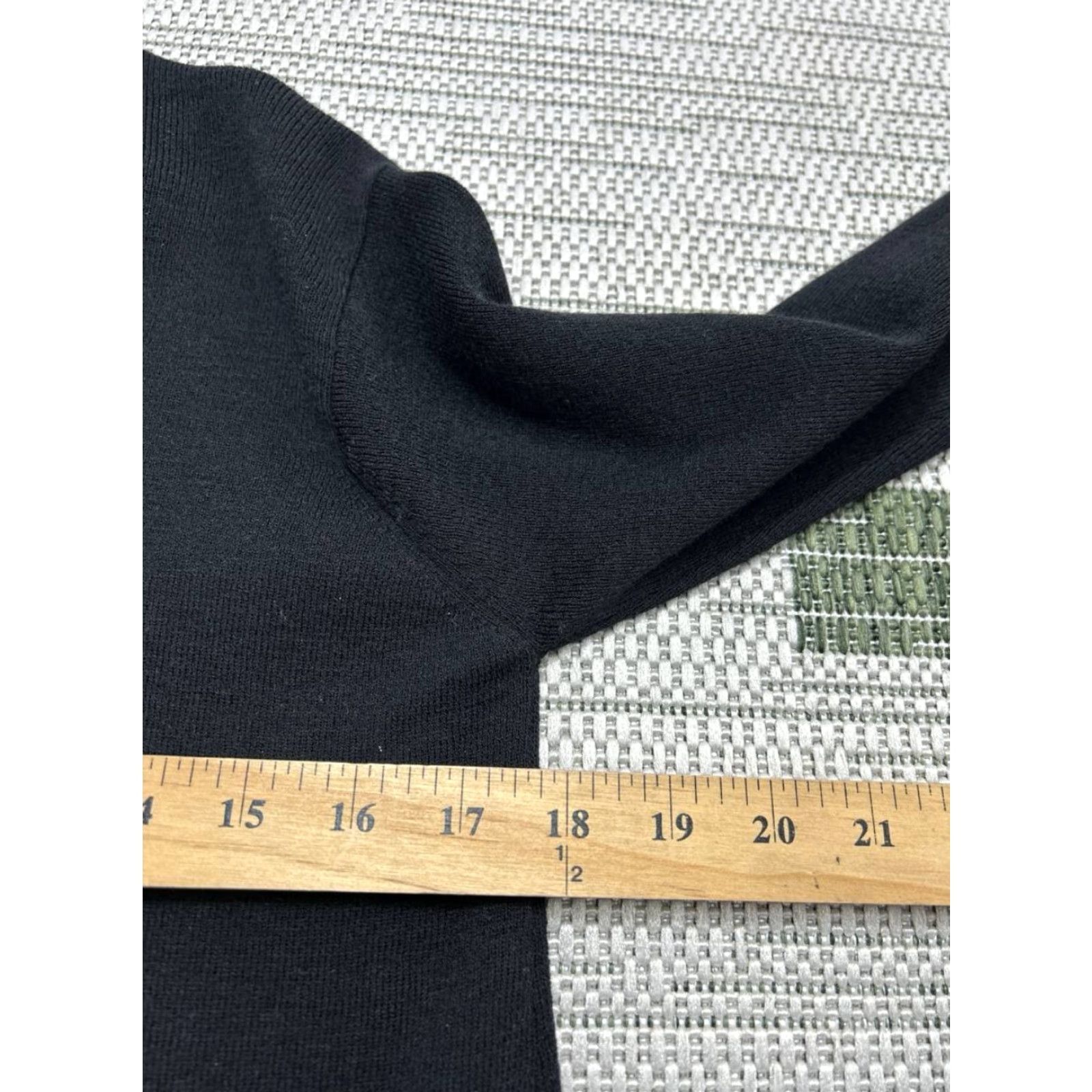 Eileen Fisher Eileen Fisher Cardigan Sweater Womens XS Black Wool Knit Crew Neck Long Sleeve Casual Vintage: No Size XS / US 0-2 / IT 36-38 - 6 Thumbnail