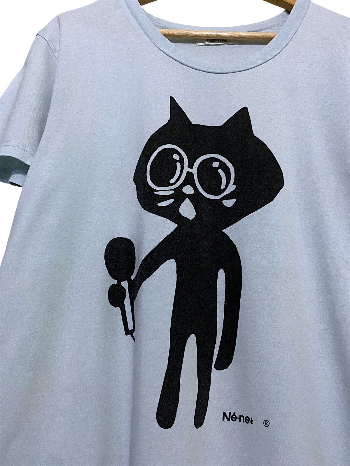 Ne-Net Ne-net Singing Cat Issey Miyake Tshirt Size US M / EU 48-50 / 2 - 3 Thumbnail
