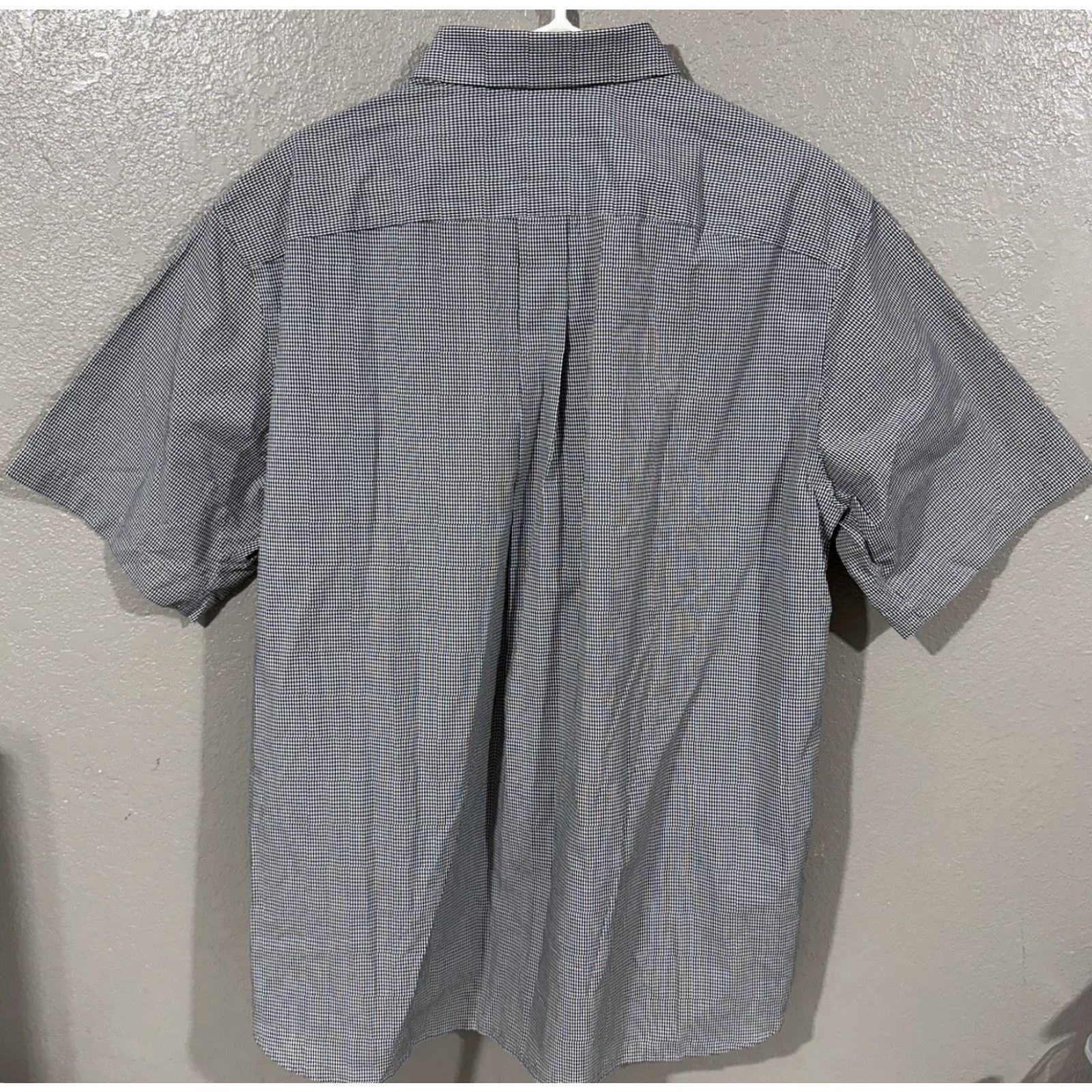 Cremieux Daniel Cremieux Shirt Mens L Gray Plaid Signature Collection Button Short Sleeve Size US L / EU 52-54 / 3 - 6 Thumbnail