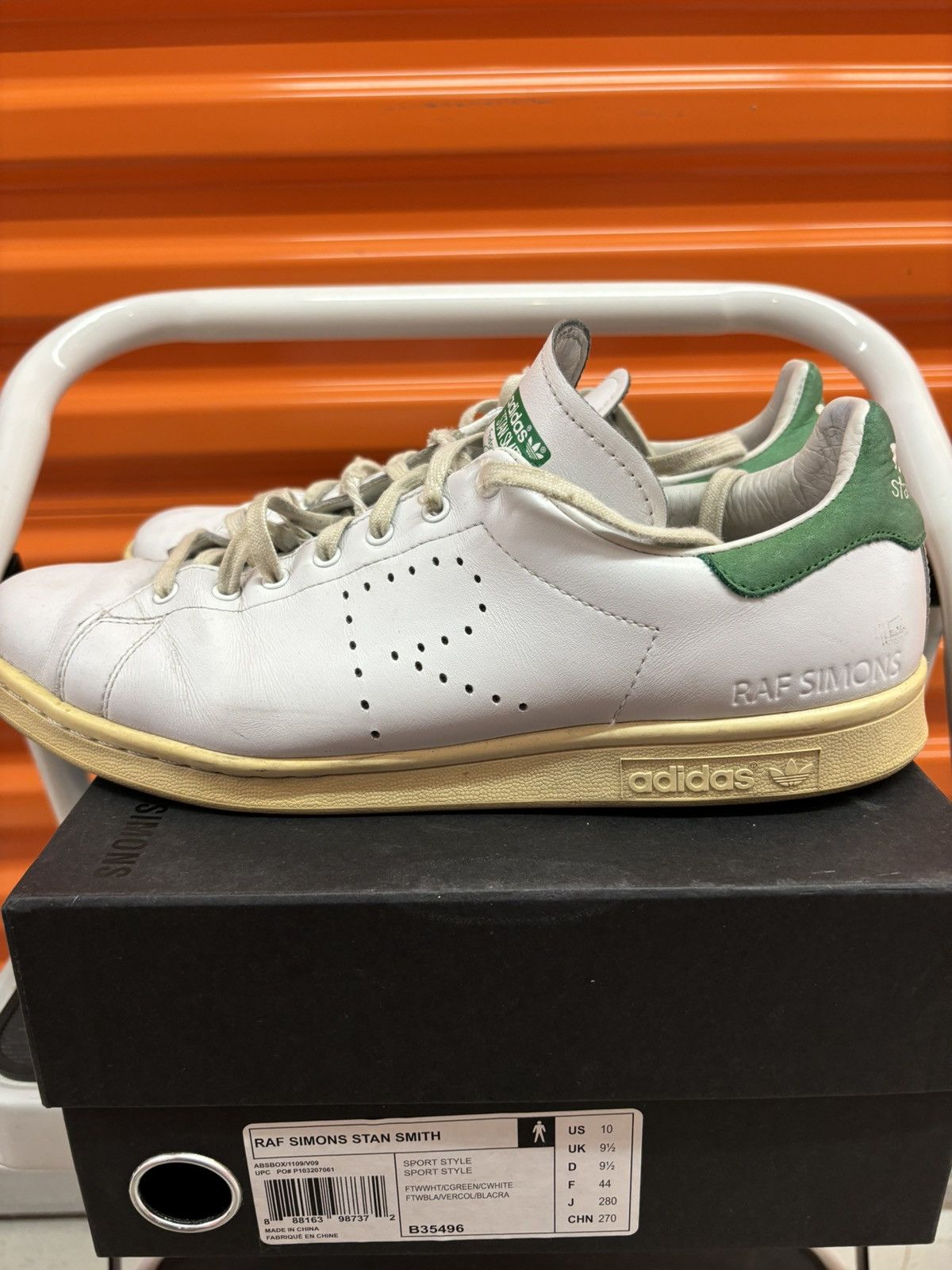 Adidas × Raf Simons ***FINAL DROP***RARE 2014 RAF SIMONS X ADIDAS STAN SMITH 10 Size US 10 / EU 43 - 8 Thumbnail