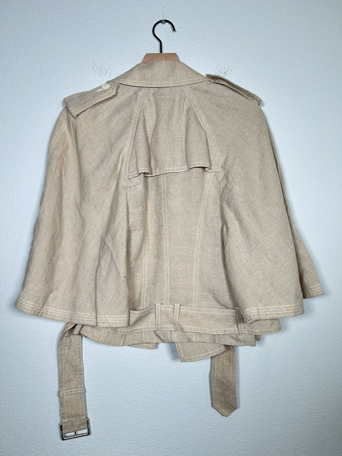 Junya Watanabe AW10 Twill Batwing cropped Trench coat Size US S / EU 44-46 / 1 - 4 Thumbnail