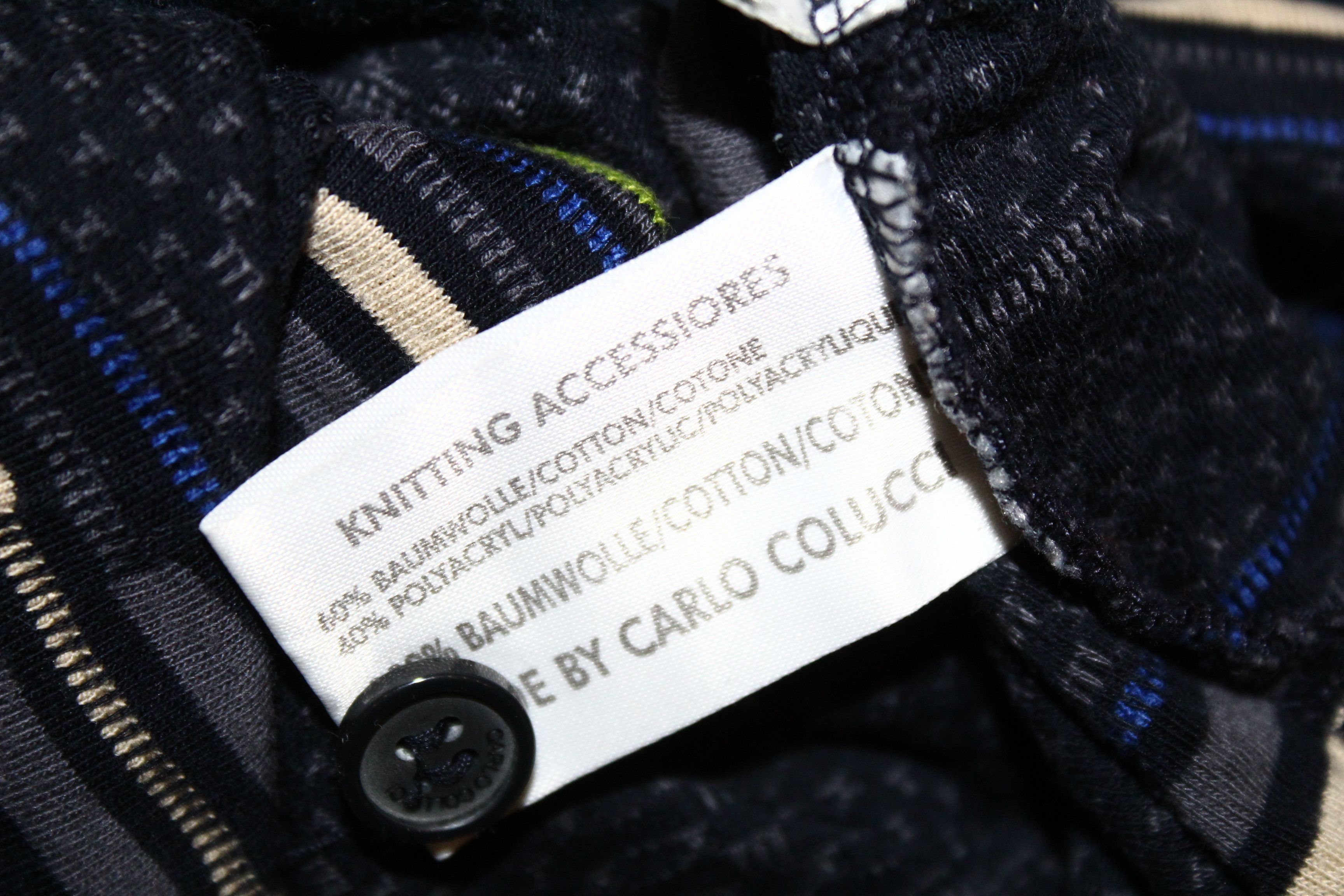 Carlo Colucci VTG Carlo Colucci Cotton Blend Chunky Woven Baggy Polo Shirt Size US L / EU 52-54 / 3 - 9 Thumbnail