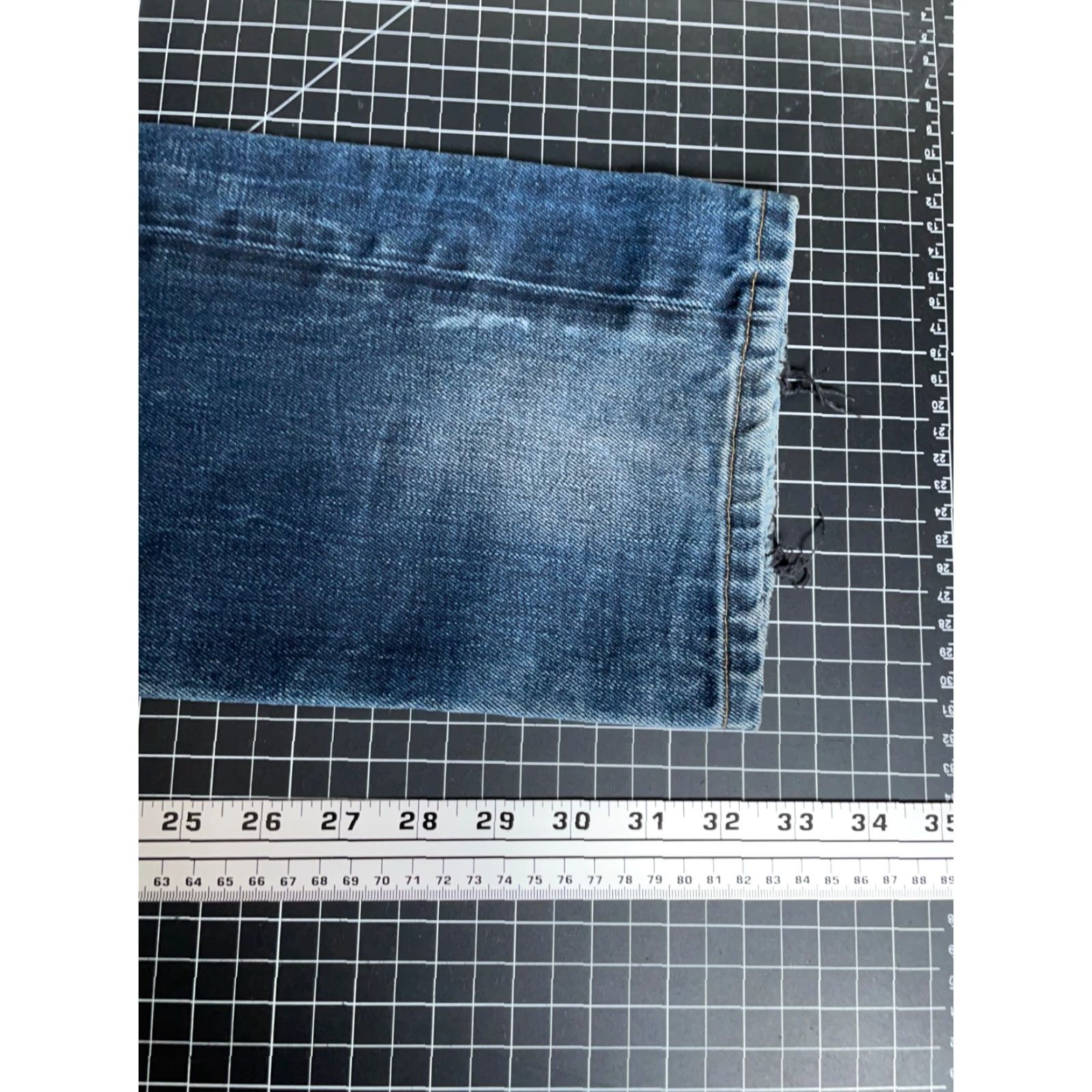 Diesel VINTAGE Diesel Slim Fit Jeans Men's 31 Dark Blue Distressed Denim Button Fly Low Rise Jeans Size US 32 / EU 48 - 6 Thumbnail