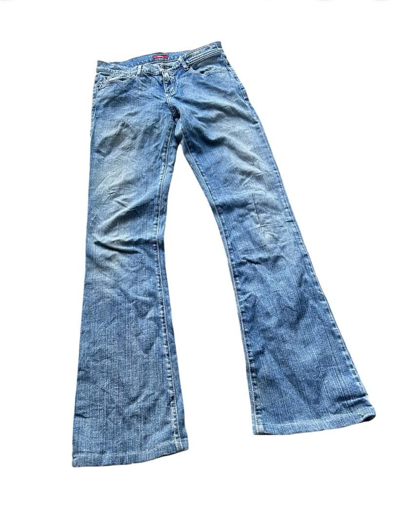 Georges Marciano × Guess × Vintage Vintage Flared Guess Jeans Stretch Size 28" / US 6 / IT 42 - 1 Thumbnail