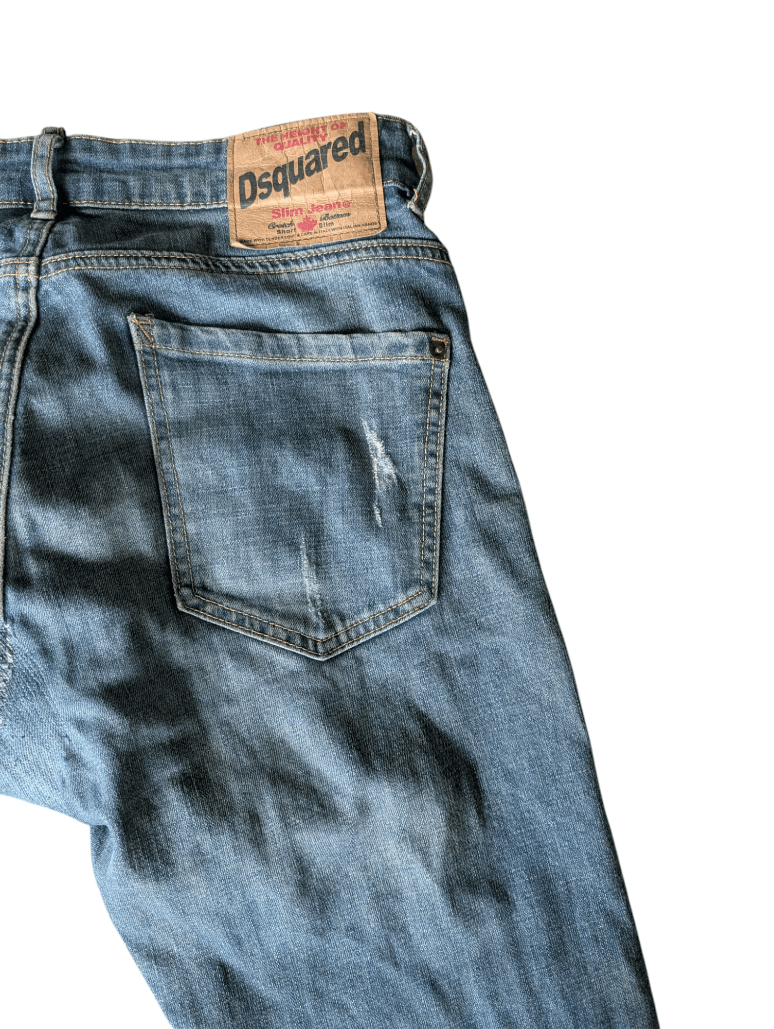 Dsquared2 Dsquared2 Italy Ripped Patch Work Low Rise Jeans Size US 30 / EU 46 - 10 Thumbnail