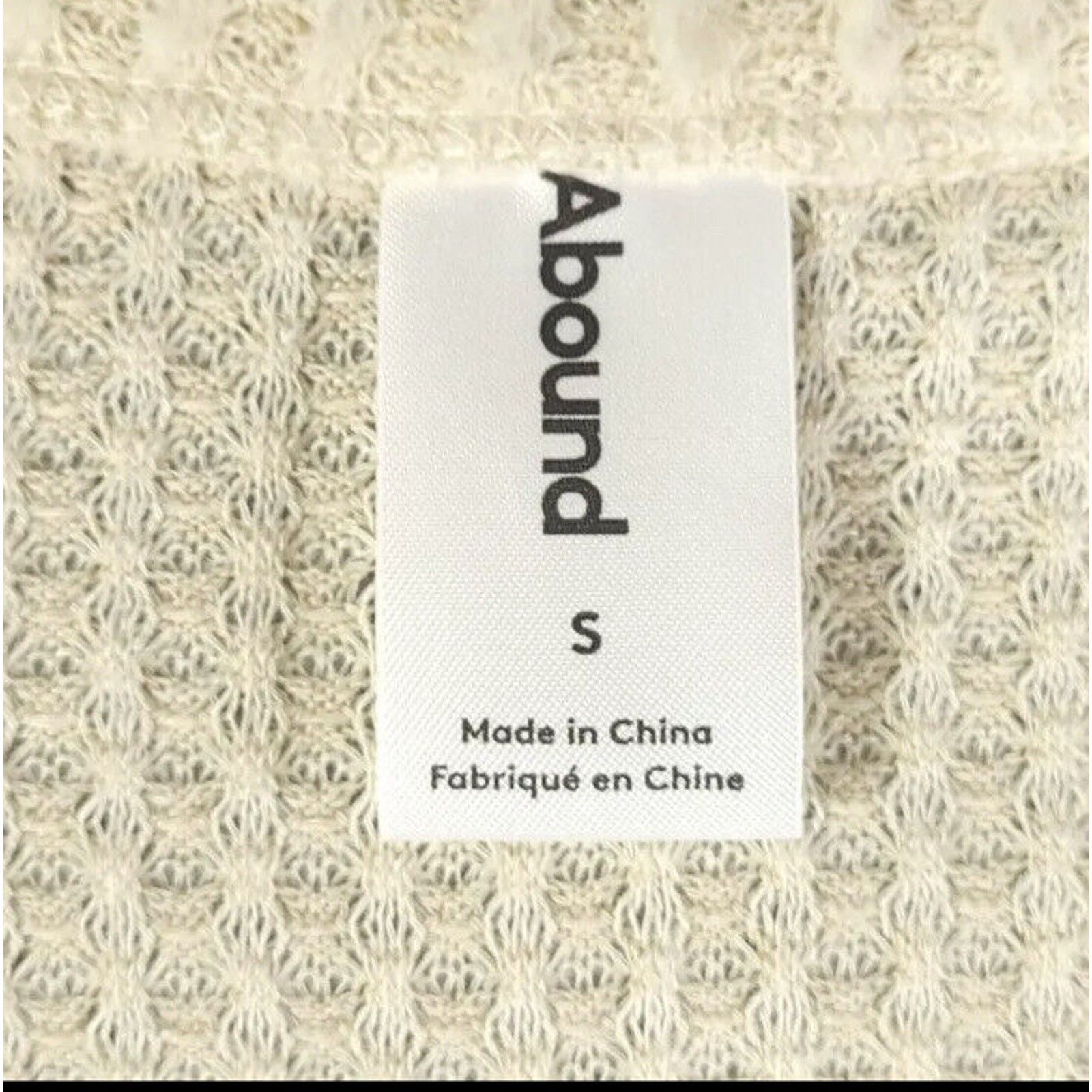 Nordstrom Abound Women’s Small Pullover Sweater Beige Long Sleeve Size S / US 4 / IT 40 - 6 Thumbnail