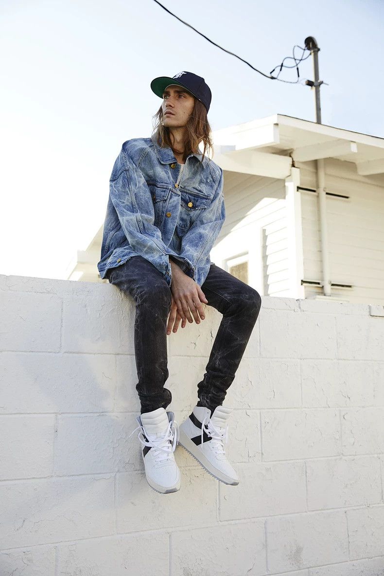 Fear of God Fear of God 5th pull water ripple denim jacket Size US S / EU 44-46 / 1 - 8 Thumbnail