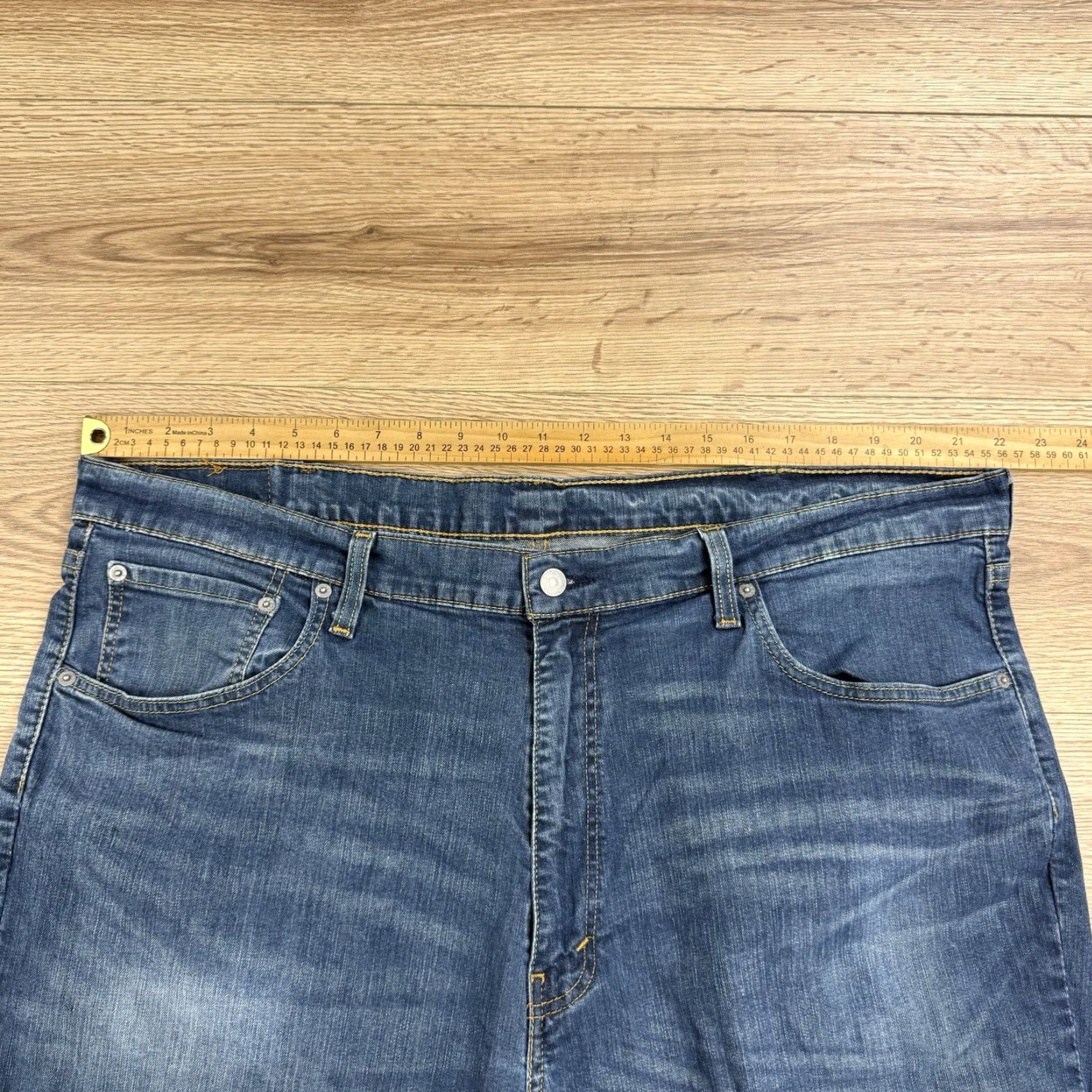 Levi's Levi's 559 Relaxed Straight Fit Stretch Blue Denim Jeans Mens Size 44 x 30 Size US 44 / EU 60 - 3 Thumbnail