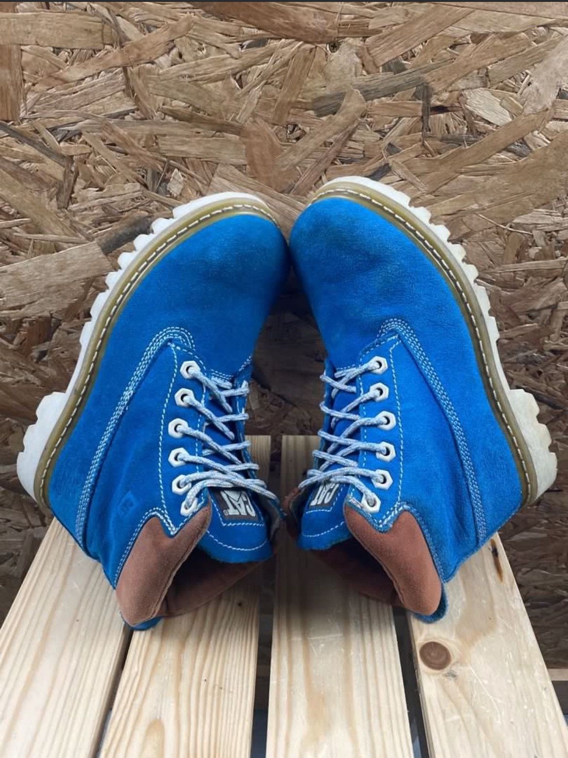 Caterpillar Caterpillar Suede Boots Women Blue Size US 6 / IT 36 - 4 Thumbnail