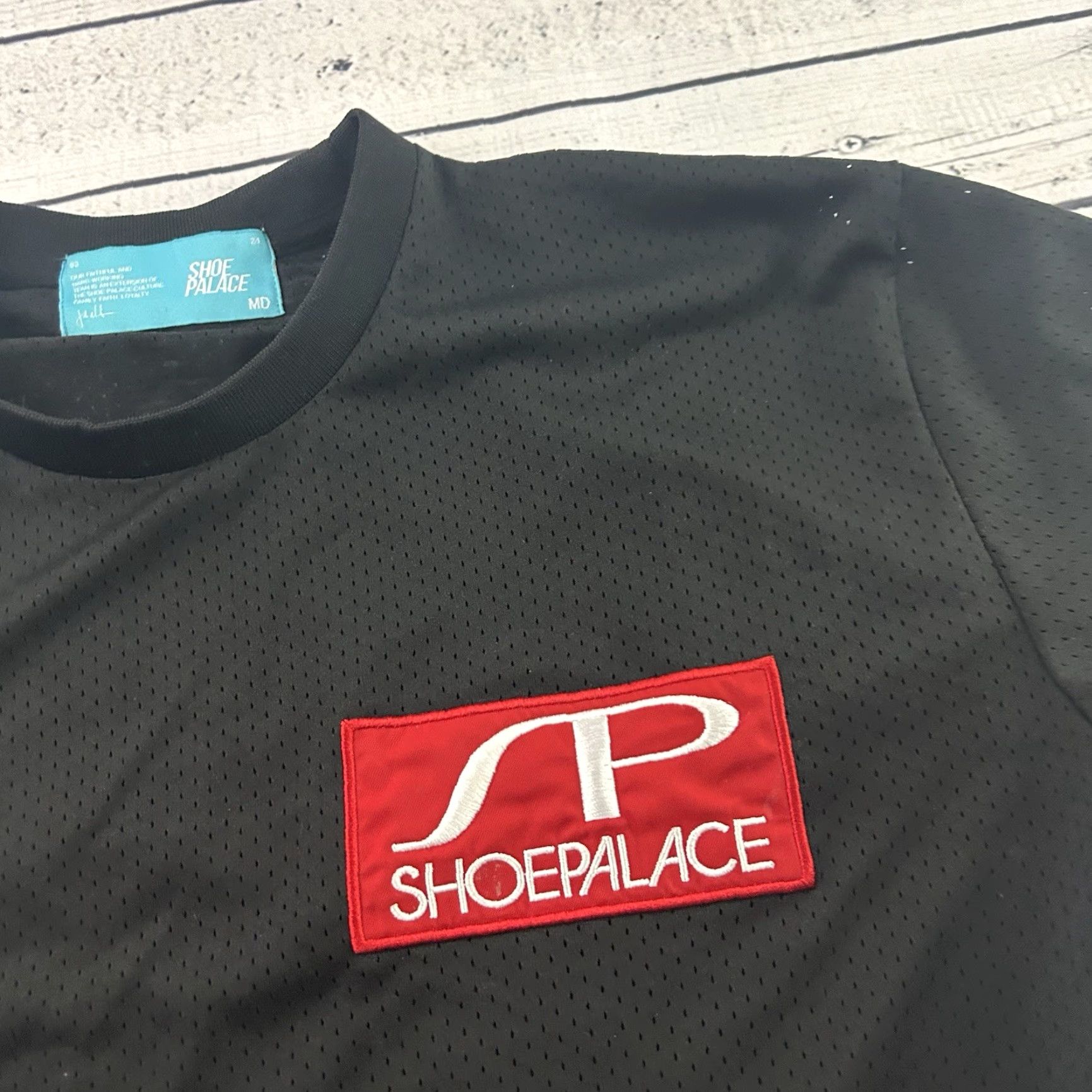 Palace Shoe Palace Shirt Short Sleeve Jersey Shirt Men M Black Size US M / EU 48-50 / 2 - 2 Thumbnail