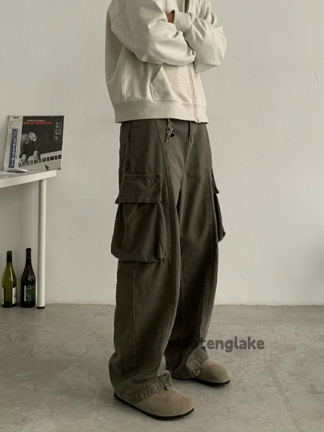 Designer × Japanese Brand × Vintage washed faded military outdoor loose baggy cargo pants Size US 34 / EU 50 - 1 Thumbnail