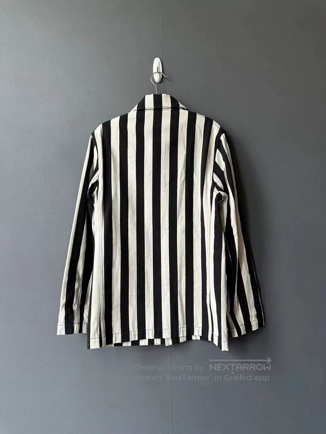 Loewe loewe striped denim jacket in black and white. Size US L / EU 52-54 / 3 - 2 Thumbnail