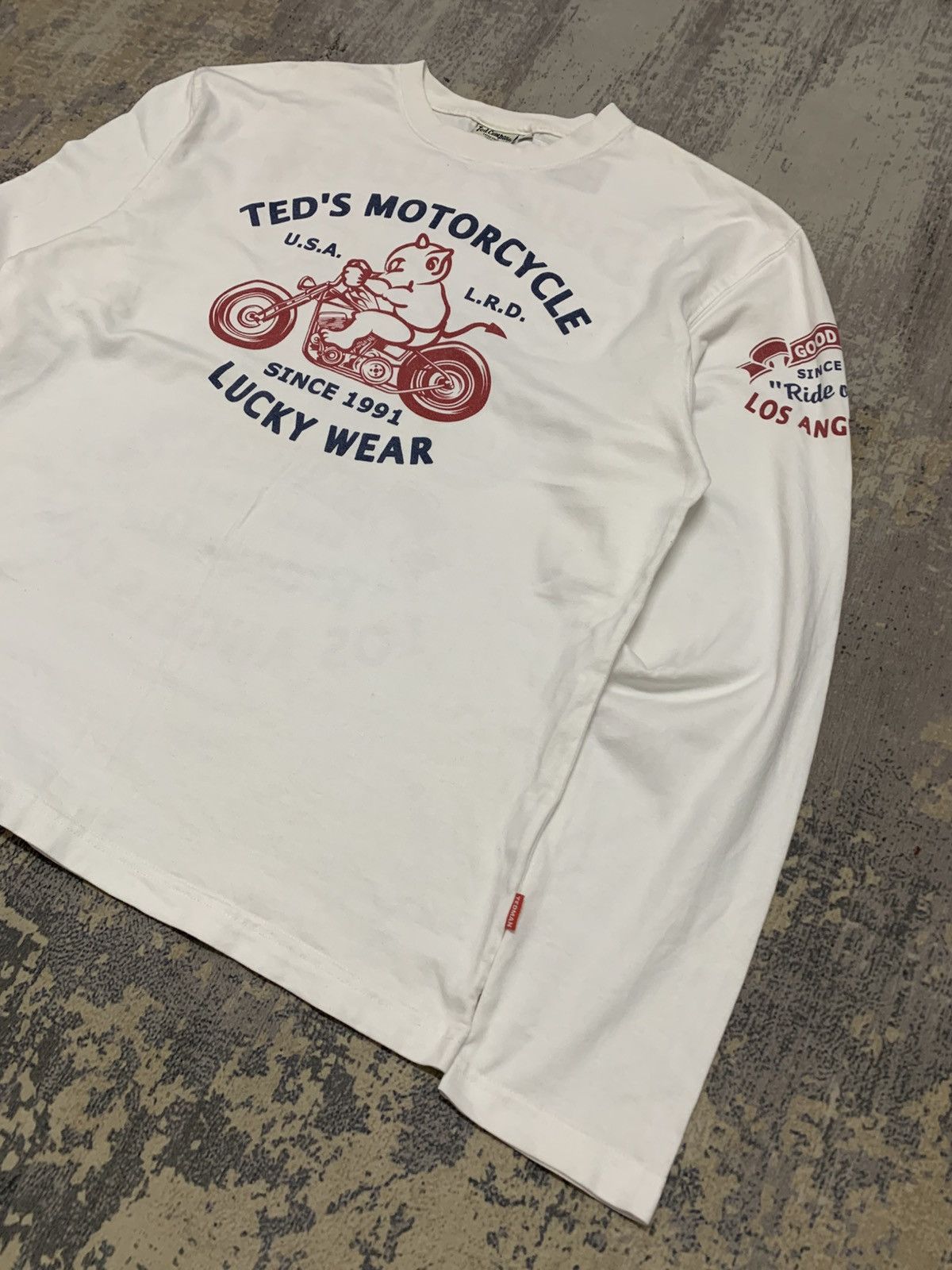 Tedman Vintage 90s Tedman Shirt Red Devil Riders Ride Or Die Size US M / EU 48-50 / 2 - 5 Thumbnail