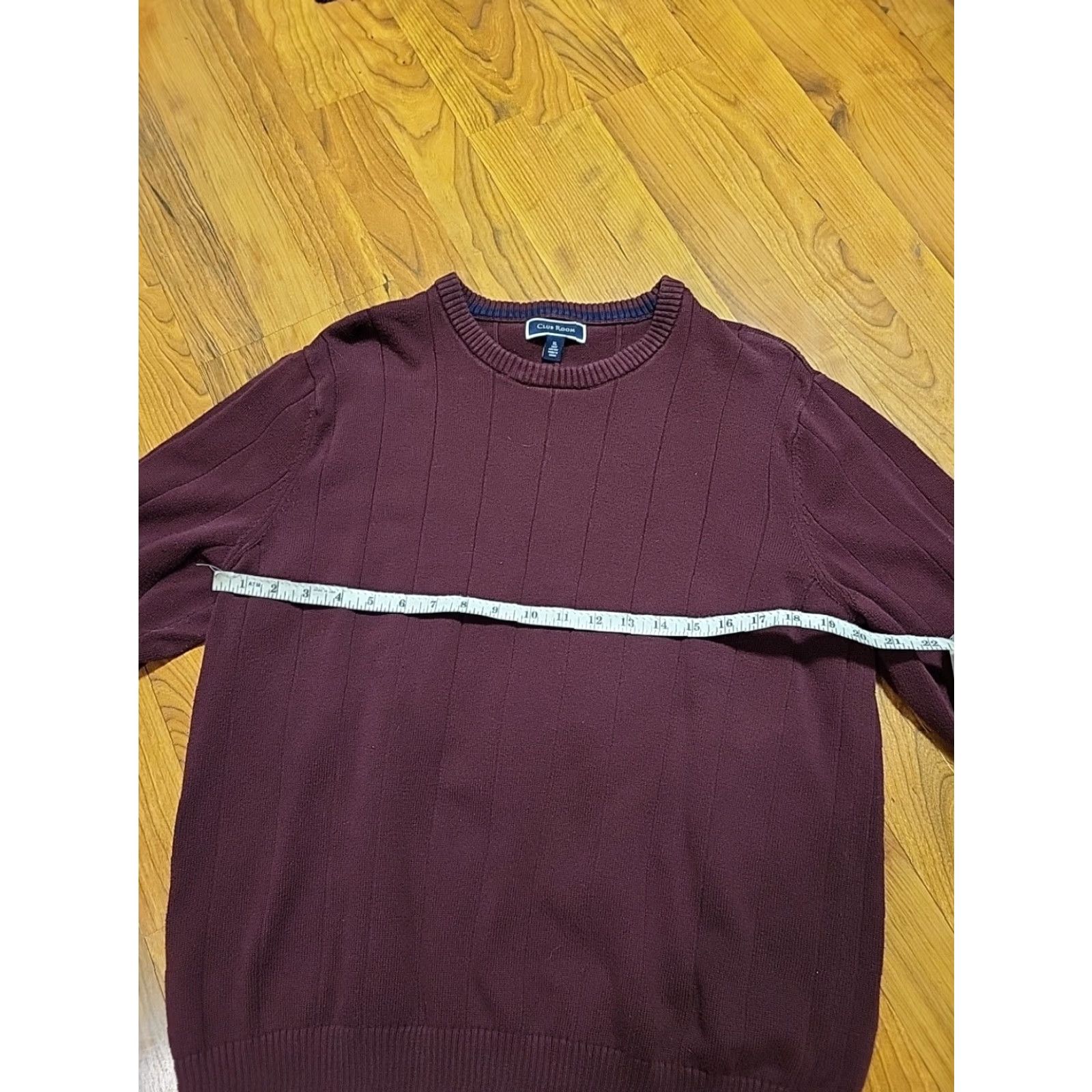 Club Room VINTAGE Club Room Pullover Cotton Sweater XL Burgundy 44" Chest Boho Mens 1990s Shirt Size US XL / EU 56 / 4 - 2 Thumbnail