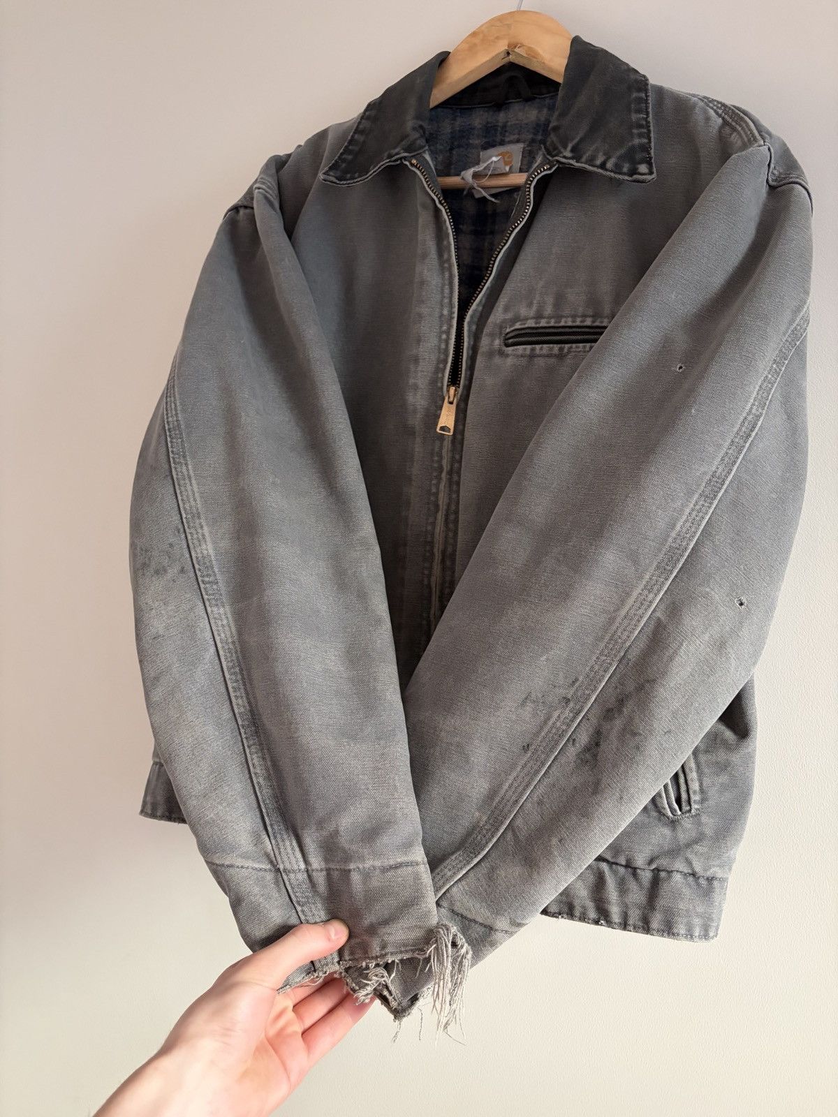 Carhartt Vintage Boxy Distressed faded Carhartt J97 Detroit Jacket Size US M / EU 48-50 / 2 - 5 Thumbnail