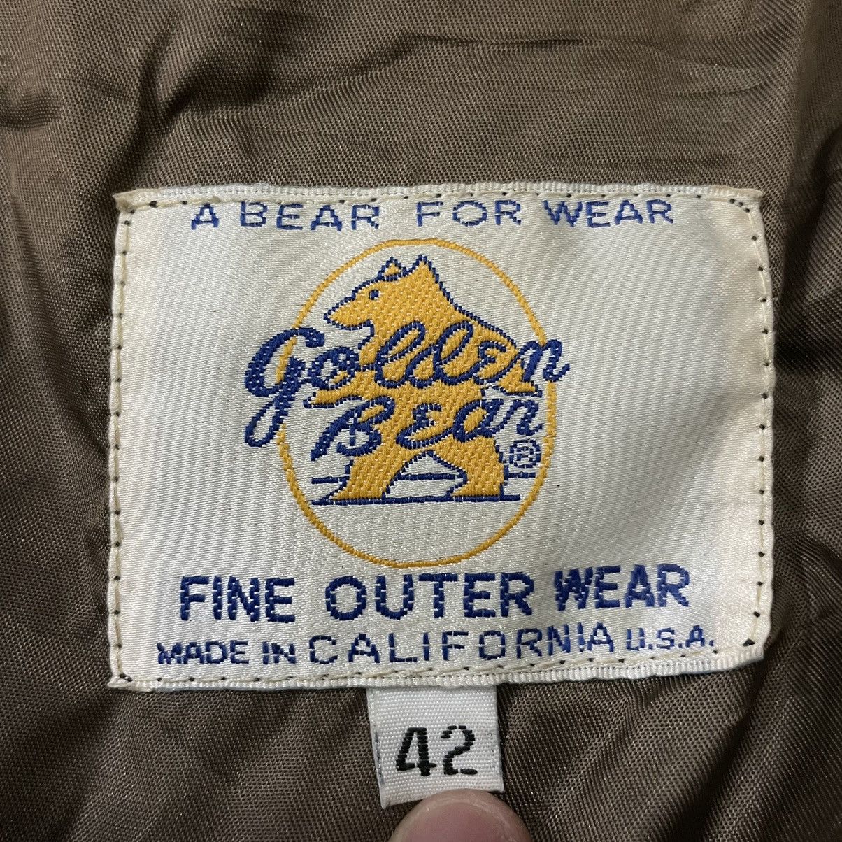 Golden Bear Vintage Golden Bear Talon Zipper USA Suede Leather Jacket Size US L / EU 52-54 / 3 - 18 Thumbnail