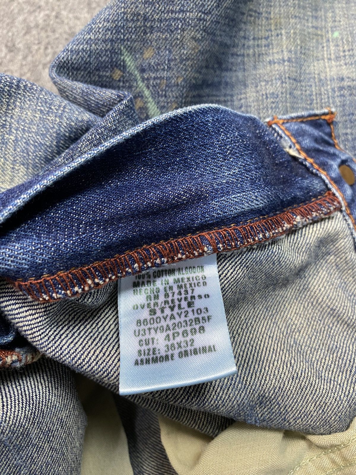 Ralph Lauren Ralph Lauren Distressed Denim Jeans Paint Splatter Size 39 Size US 39 - 9 Thumbnail