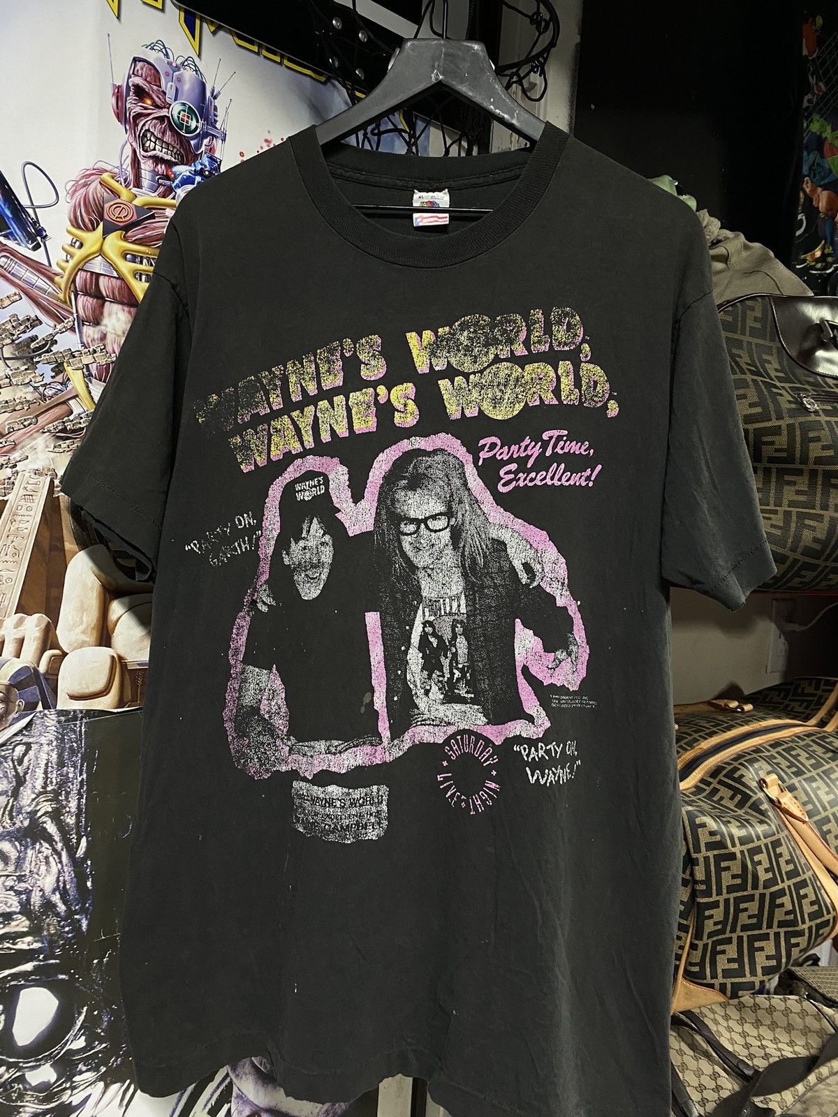 Vintage vintage 1991 Wayne’s World Movie T-Shirt Size XLarge Size US XL / EU 56 / 4 - 7 Thumbnail