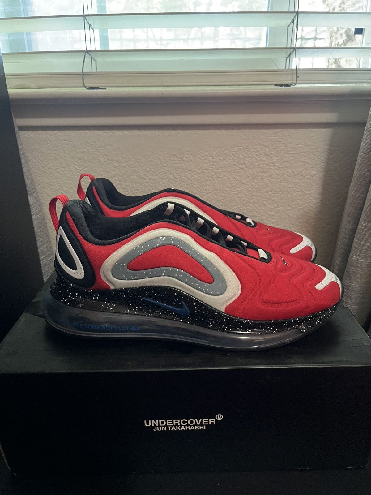 Nike × Undercover Nike x Undercover Air Max 720 University Red Blue Jay Size US 9.5 / EU 42-43 - 3 Thumbnail