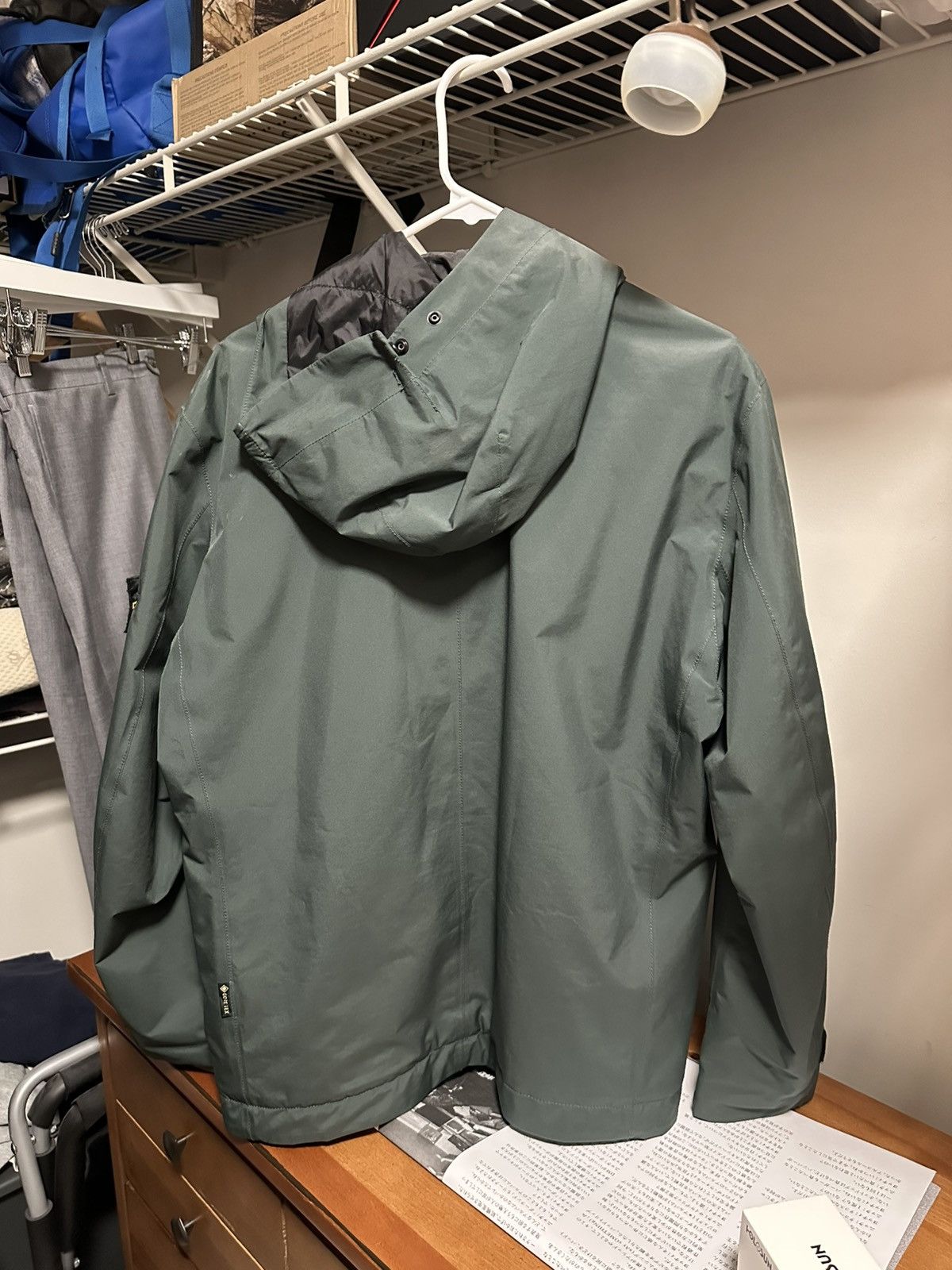 Stone Island Stone island insulated Goretex Rain jacket Bottle green Size US M / EU 48-50 / 2 - 4 Thumbnail