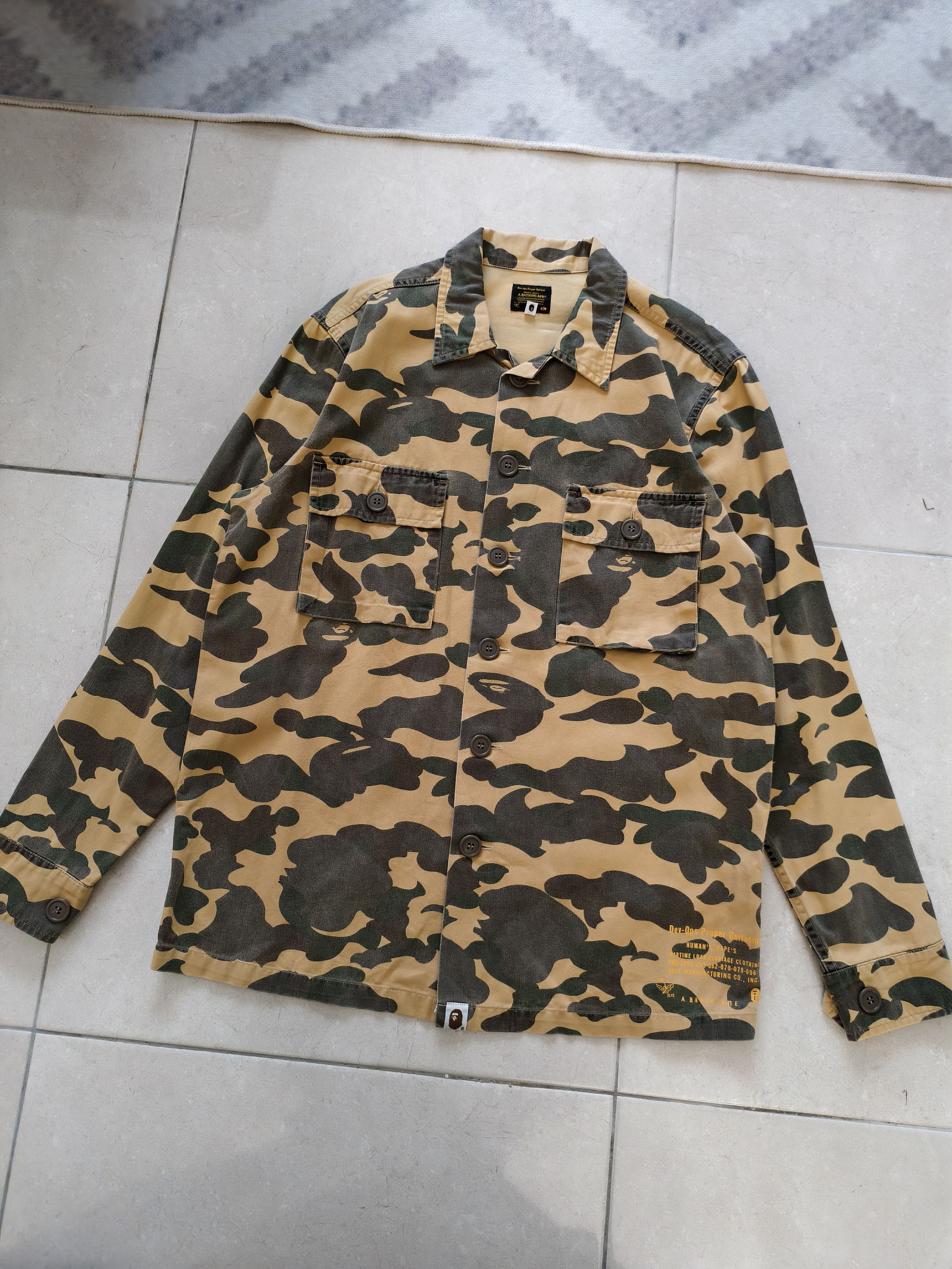 Bape 🔥STEALS🔥Very Rare A Bathing Ape Camo Tactical Jacket Size US M / EU 48-50 / 2 - 2 Thumbnail