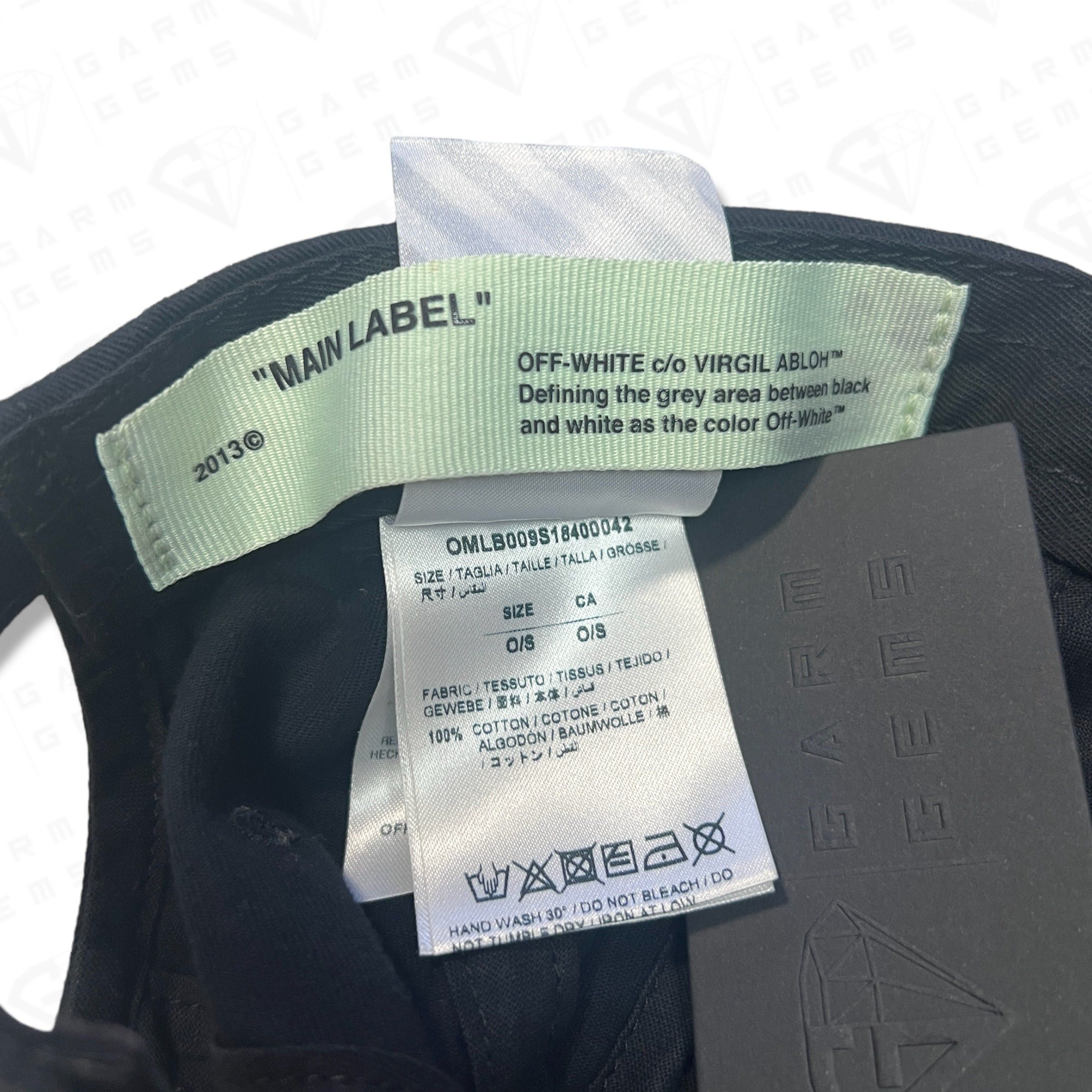 Off-White Off-White Rubber Logo Cap Size ONE SIZE - 7 Thumbnail