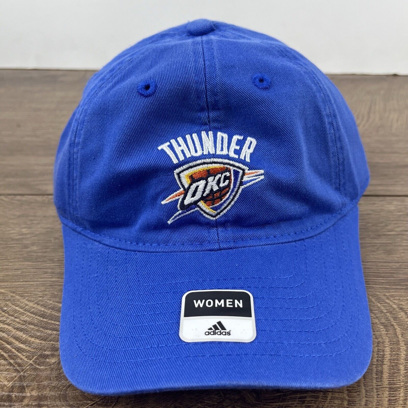 Adidas Oklahoma City Thunder Hat Adidas Womens Blue Cap Adjustable Size ONE SIZE - 5 Thumbnail