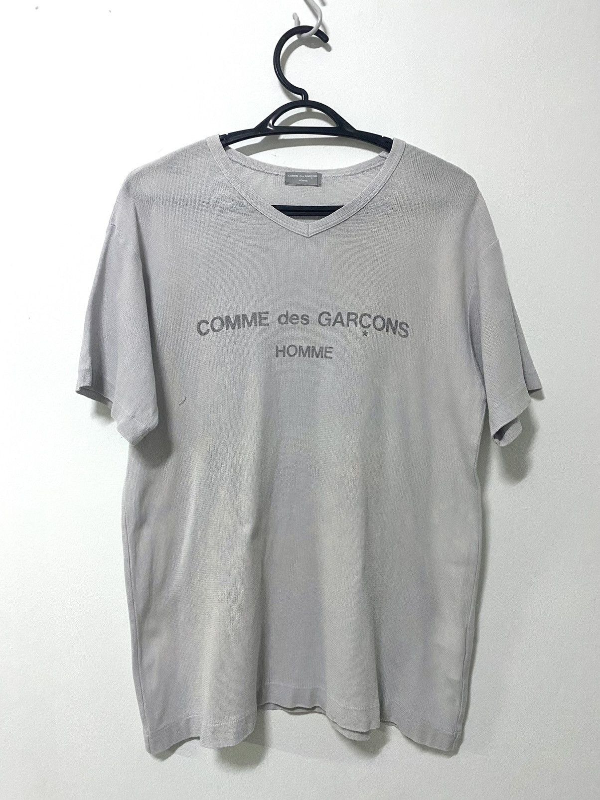 Comme des Garcons AD1996 Rare Vintage comme des garcons Homme V-Neck Size US M / EU 48-50 / 2 - 1 Thumbnail