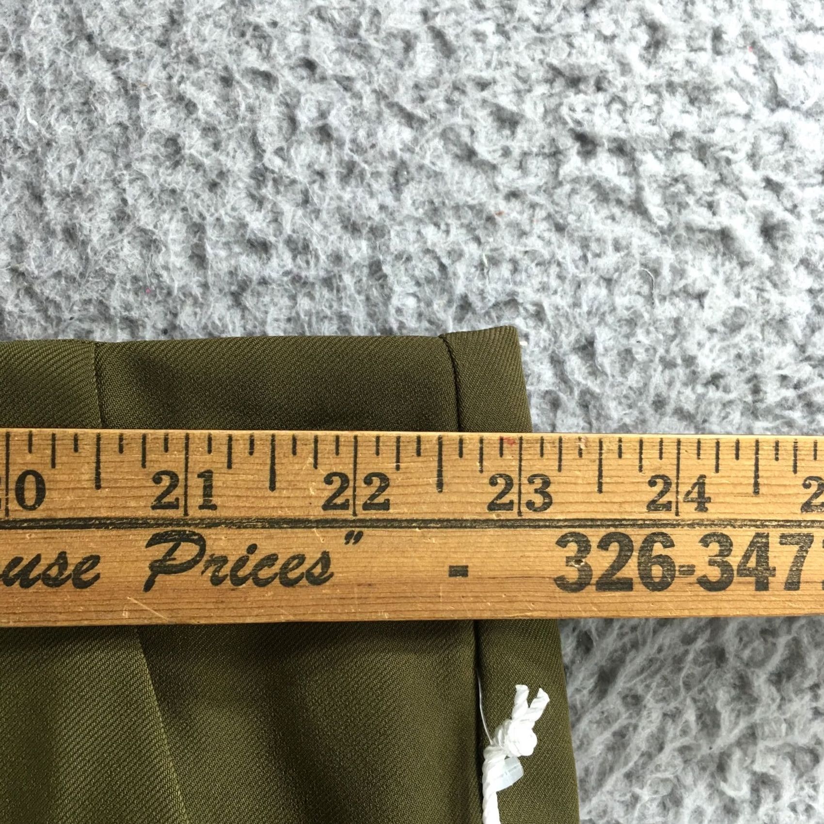 Worthington Worthington Jeans 22W Womens Ankle Pants Green Straight Zip Fly New Size 40" / US 18 - 6 Thumbnail