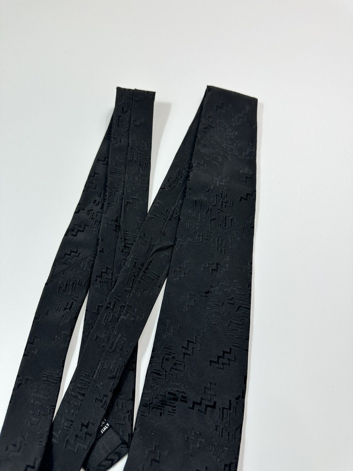 Prada Prada Monogram Tie Silk Size ONE SIZE - 5 Thumbnail