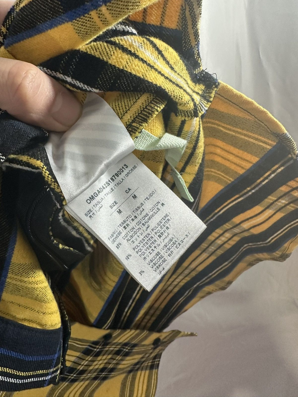 Off-White Off White Plaid Shirt Size US M / EU 48-50 / 2 - 11 Thumbnail