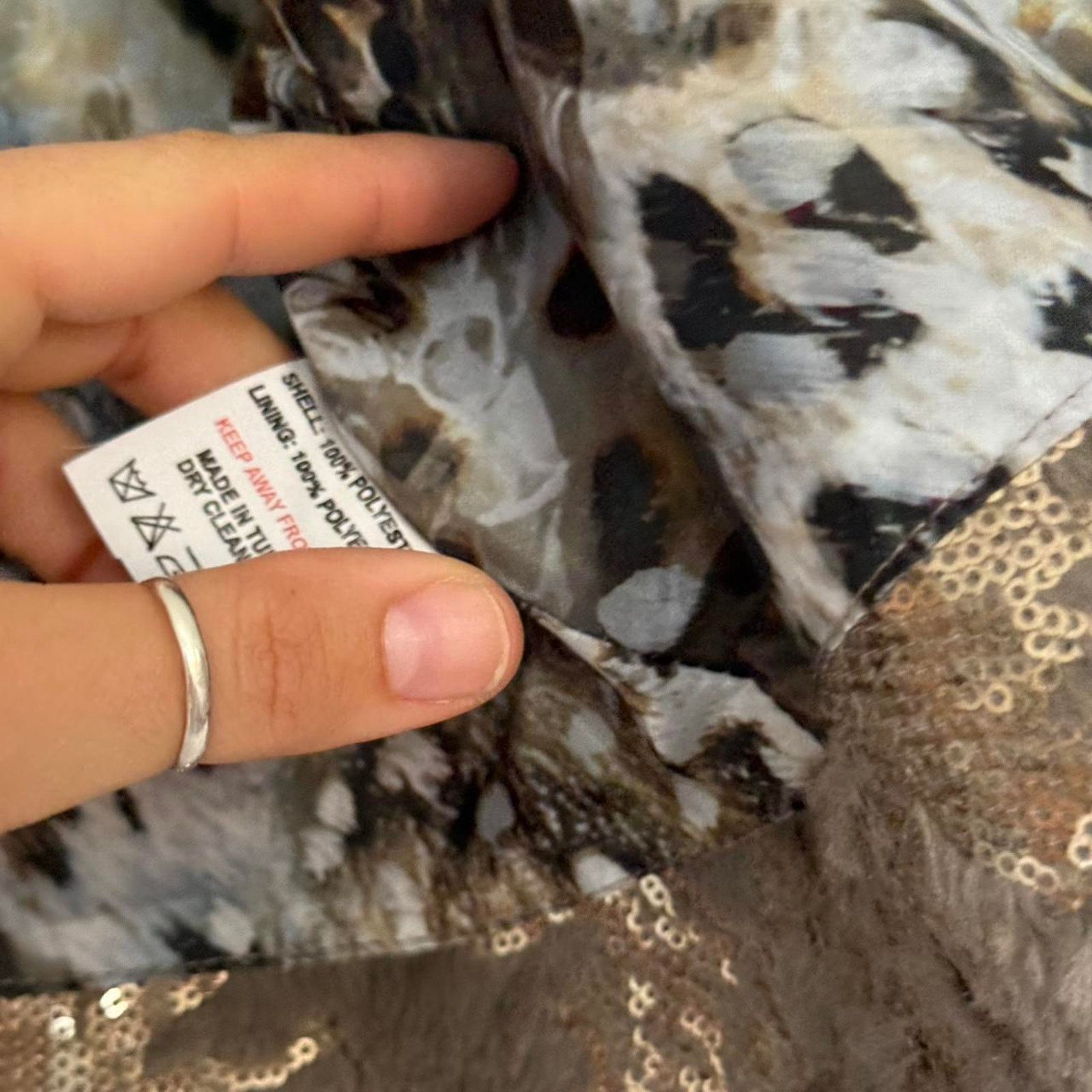 Vintage indie sleaze sequin faux fur cropped jacket Size M / US 6-8 / IT 42-44 - 4 Thumbnail