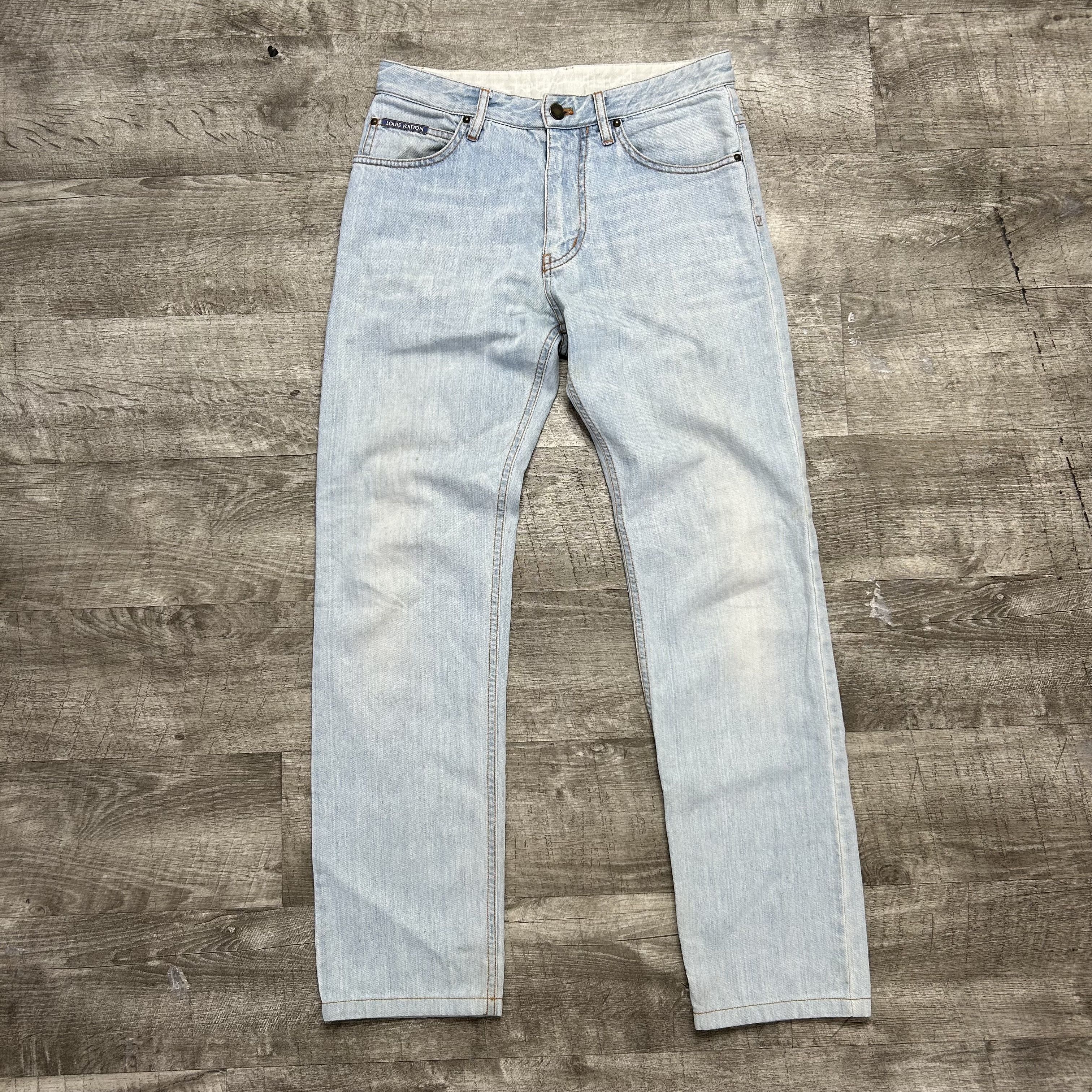 Louis Vuitton Louis Vuitton Gaston V Denim 29 Waist 28 Inseam Size US 29 - 1 Thumbnail