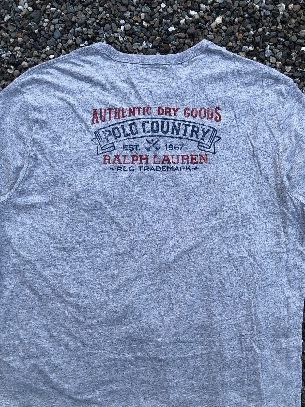 Polo Ralph Lauren Polo Country Ralph Lauren Authentic Dry Goods Pocket T-Shirt Size US XXL / EU 58 / 5 - 8 Thumbnail