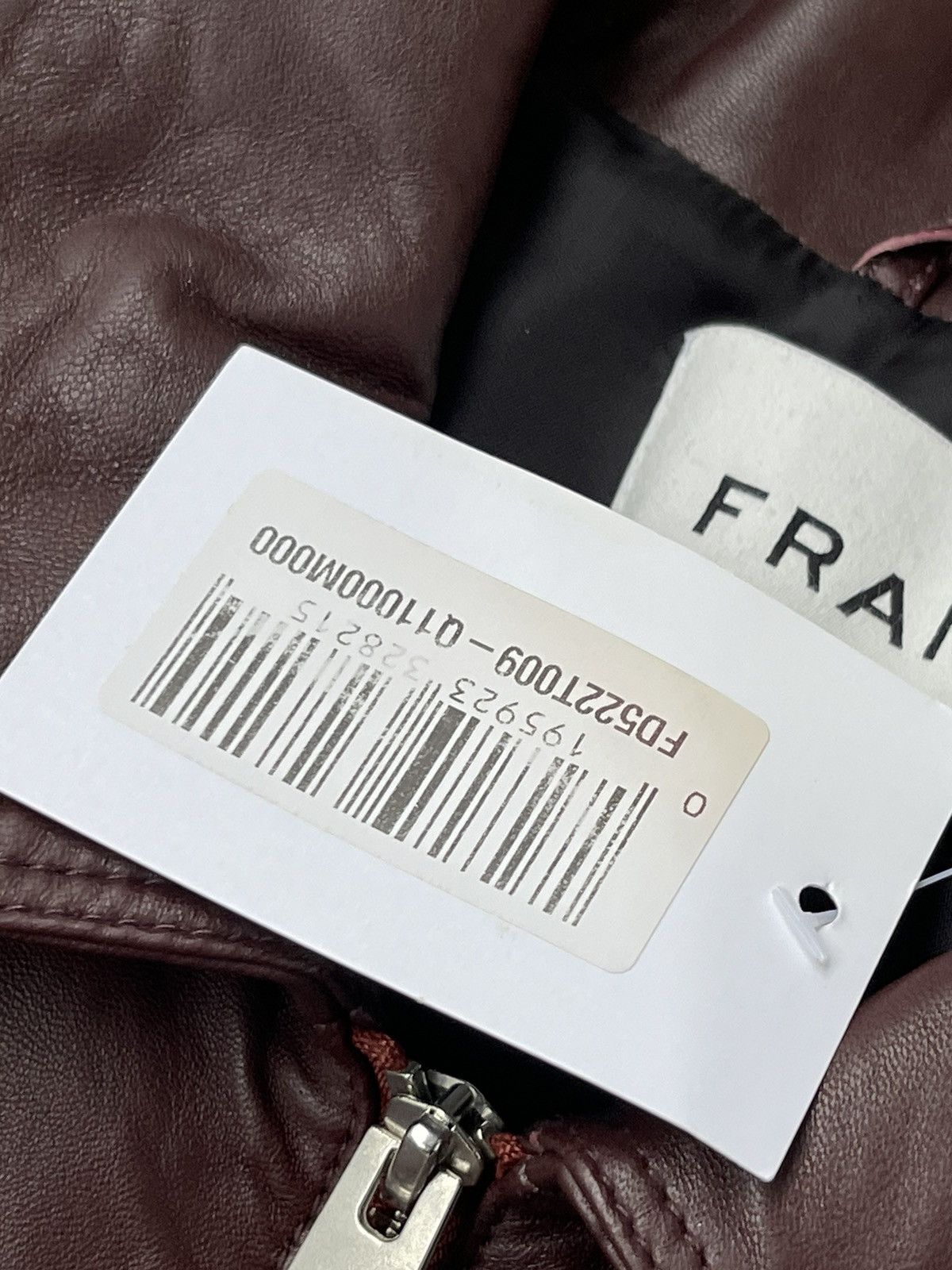 Frame !DS! SS23 Frame Burgundy Red Leather Jacket Size US M / EU 48-50 / 2 - 24 Thumbnail