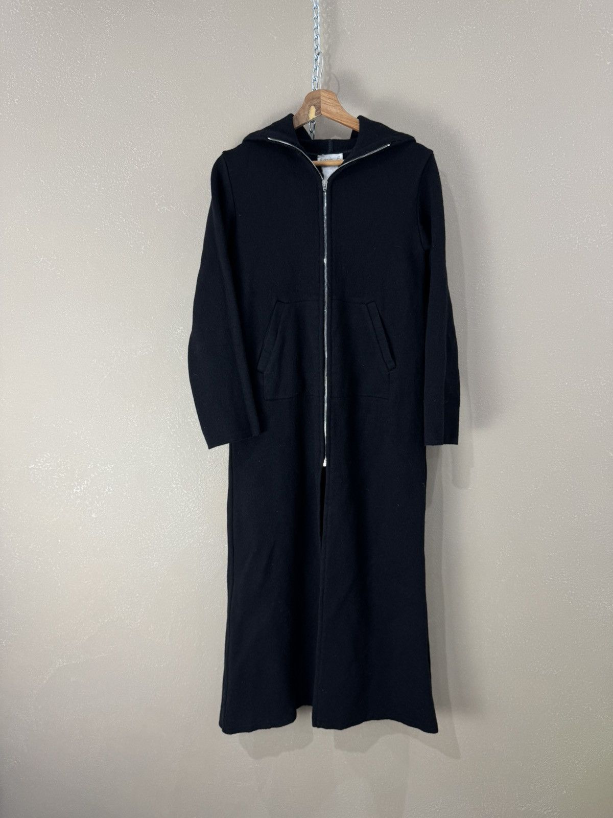 agnes b. Vintage Agnes B. long Wool Coat Size L / US 10 / IT 46 - 1 Thumbnail