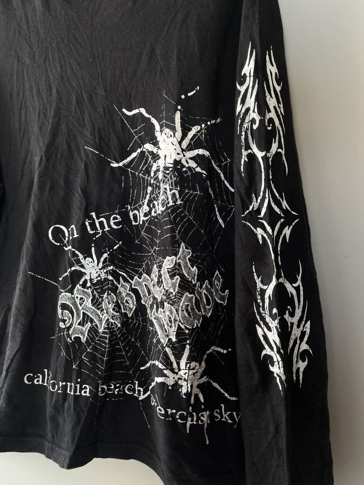 If Six Was Nine × KMRii × Yasuyuki Ishii JAPANESE RESPECT WAVE POEM GOTHIC SEDITIONARIES PUNK STYLE Size US L / EU 52-54 / 3 - 4 Thumbnail
